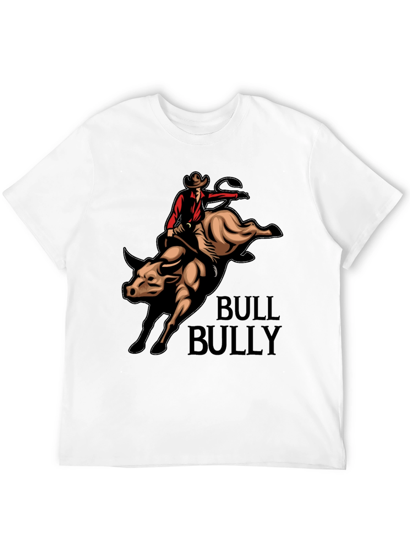 Bull Rider Graphic T-Shirt - Western Style