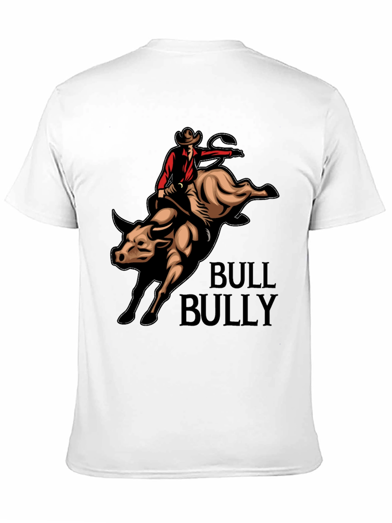 Bull Rider Graphic T-Shirt - Western Style