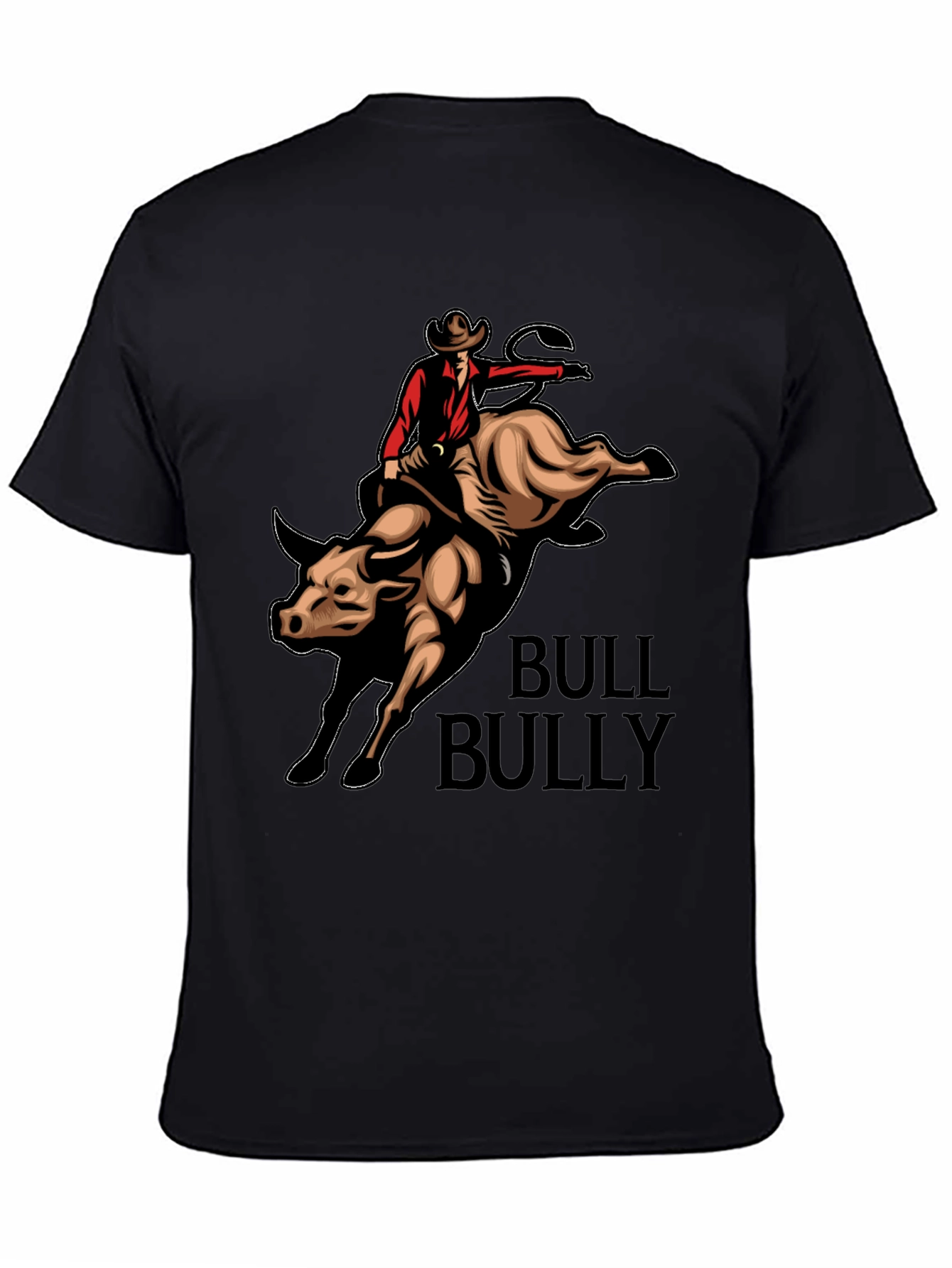 Bull Rider Graphic T-Shirt - Western Style