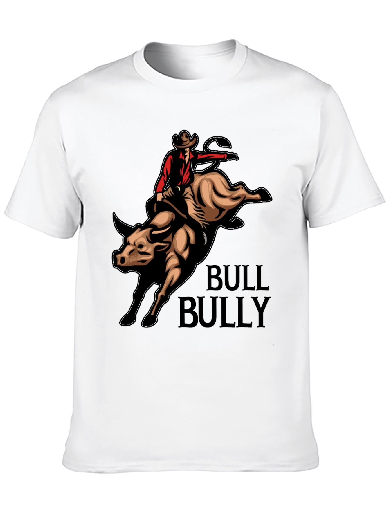 Bull Rider Graphic T-Shirt - Western Style