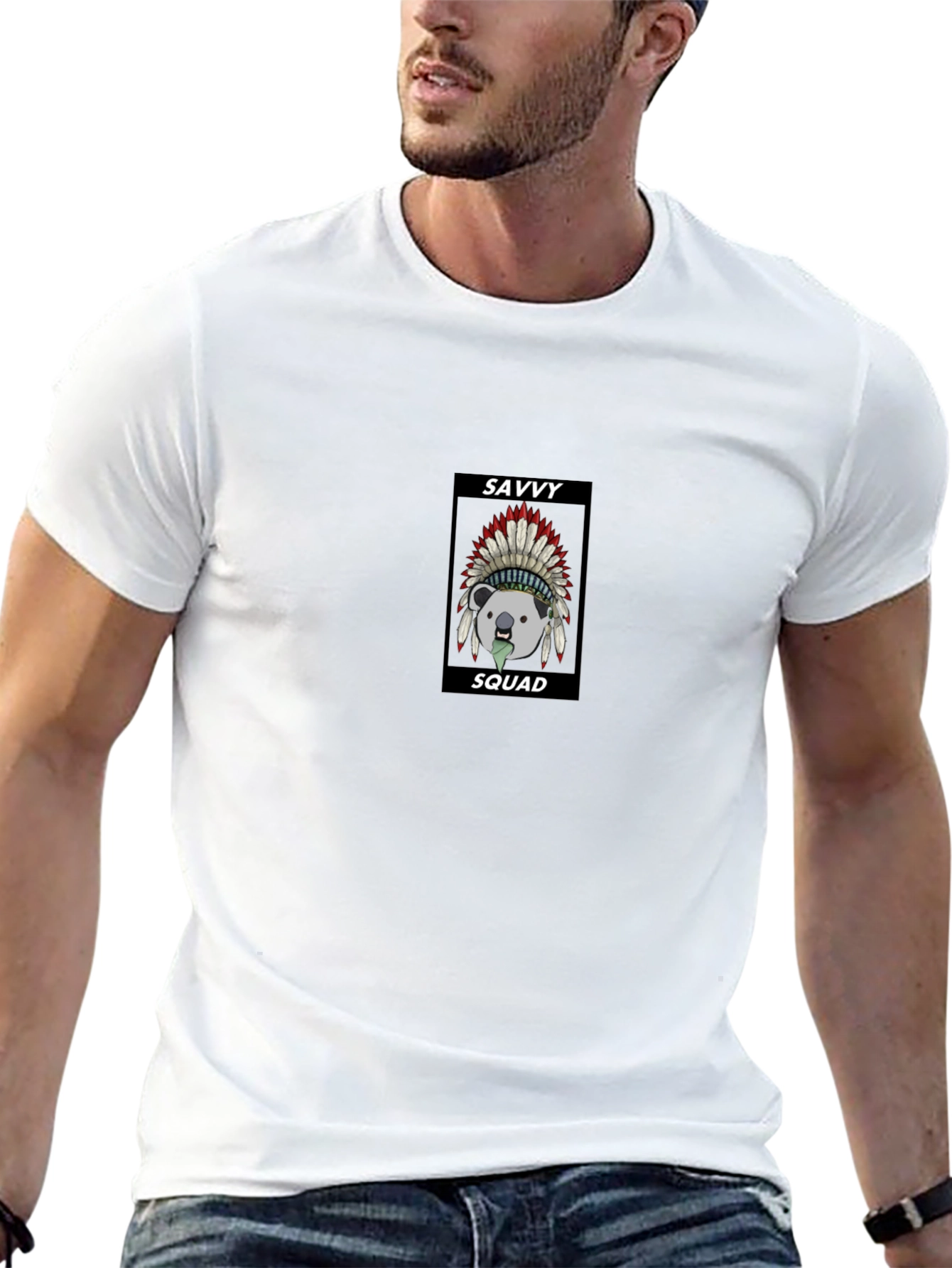 Savvy Squad Graphic Black T-Shirt