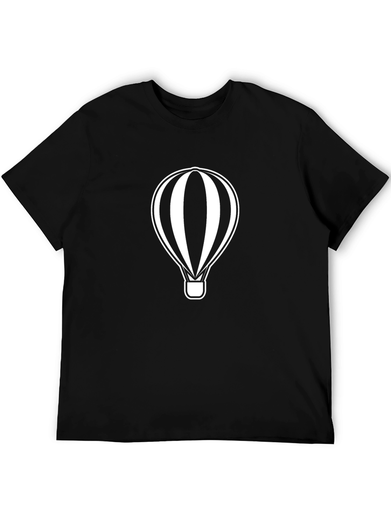 Hot Air Balloon Graphic Tee - Soft Cotton Blend