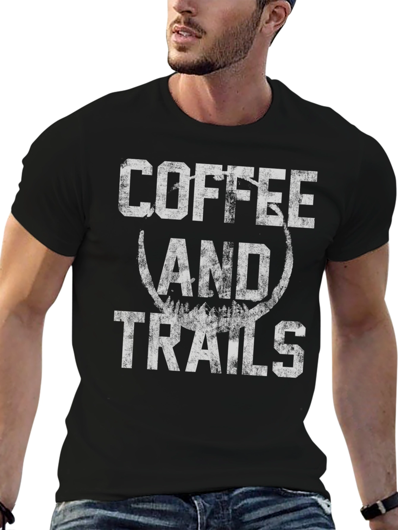 Coffee and Trails Graphic Tee