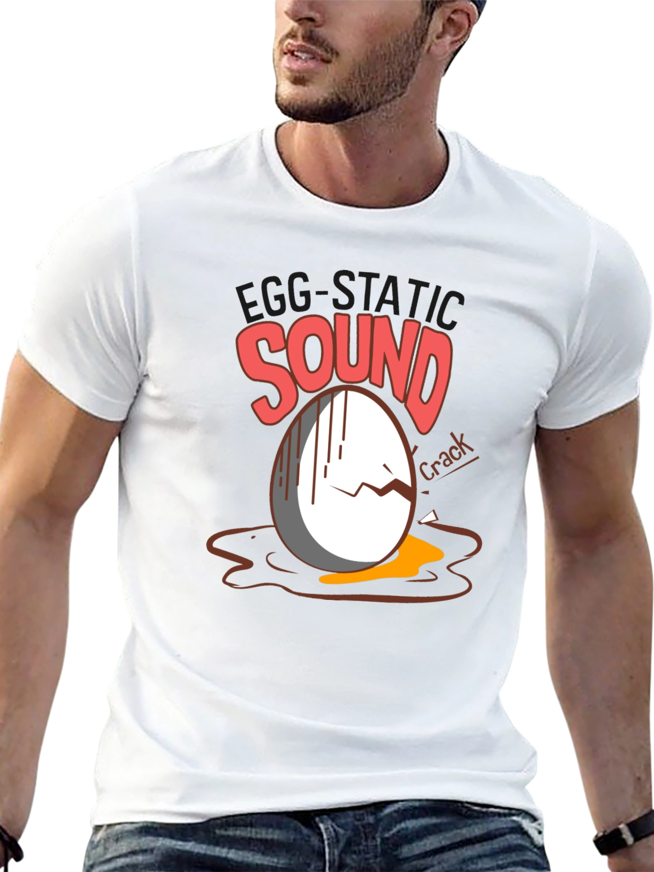 Egg-Static Sound Crack T-Shirt