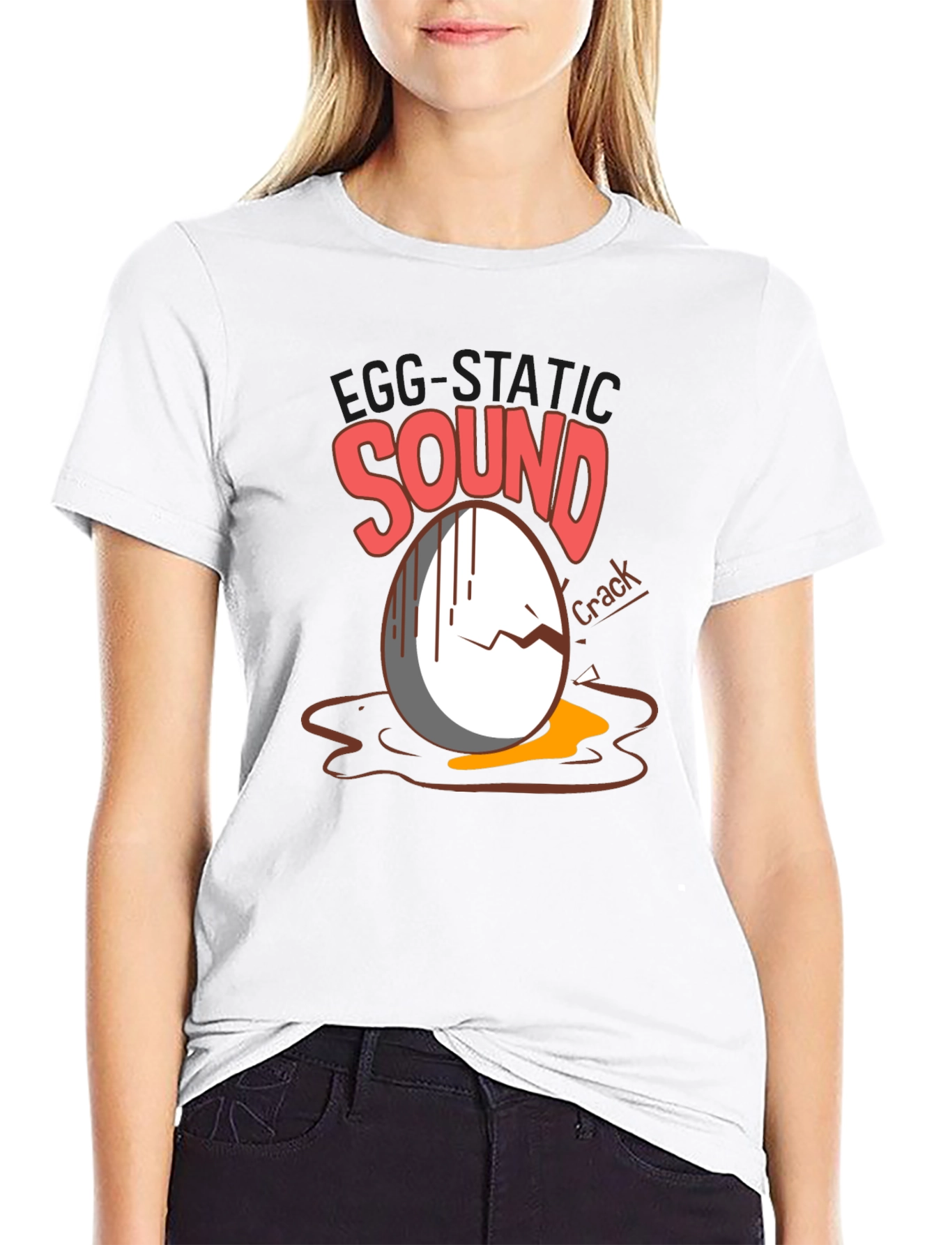 Egg-Static Sound Crack T-Shirt
