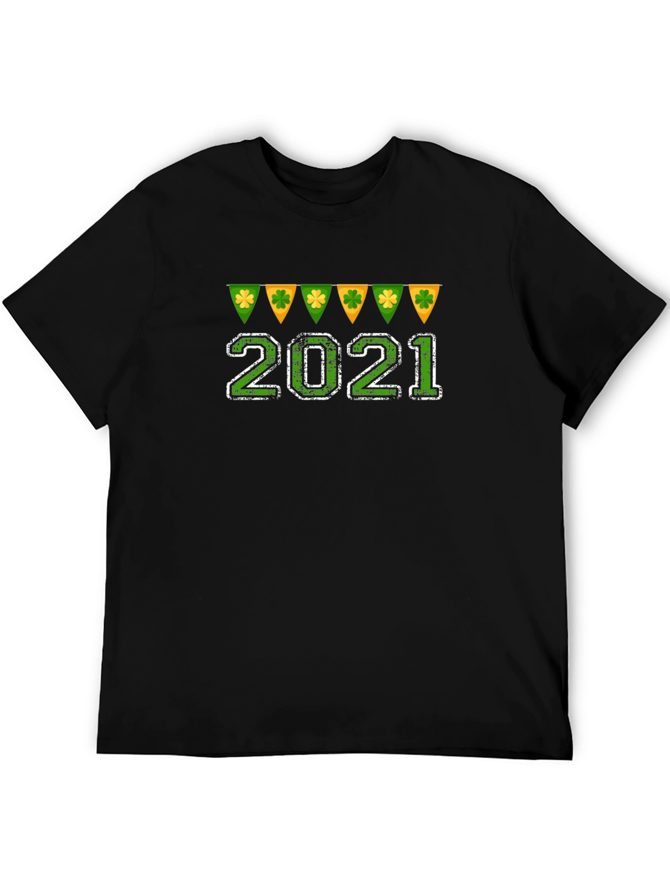 St Patricks Day 2021 Black T-Shirt