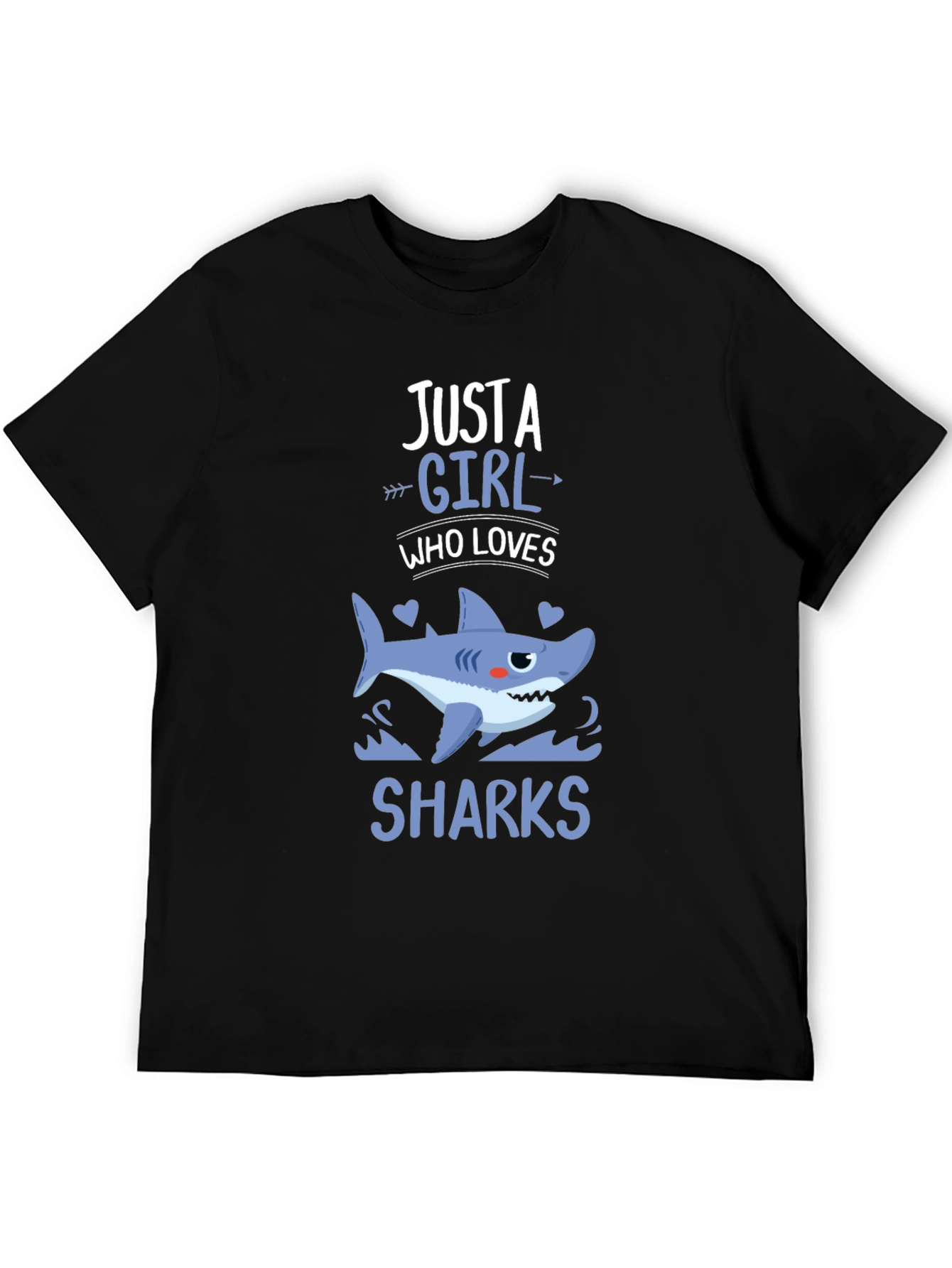 Just a Girl Who Loves Sharks T-Shirt