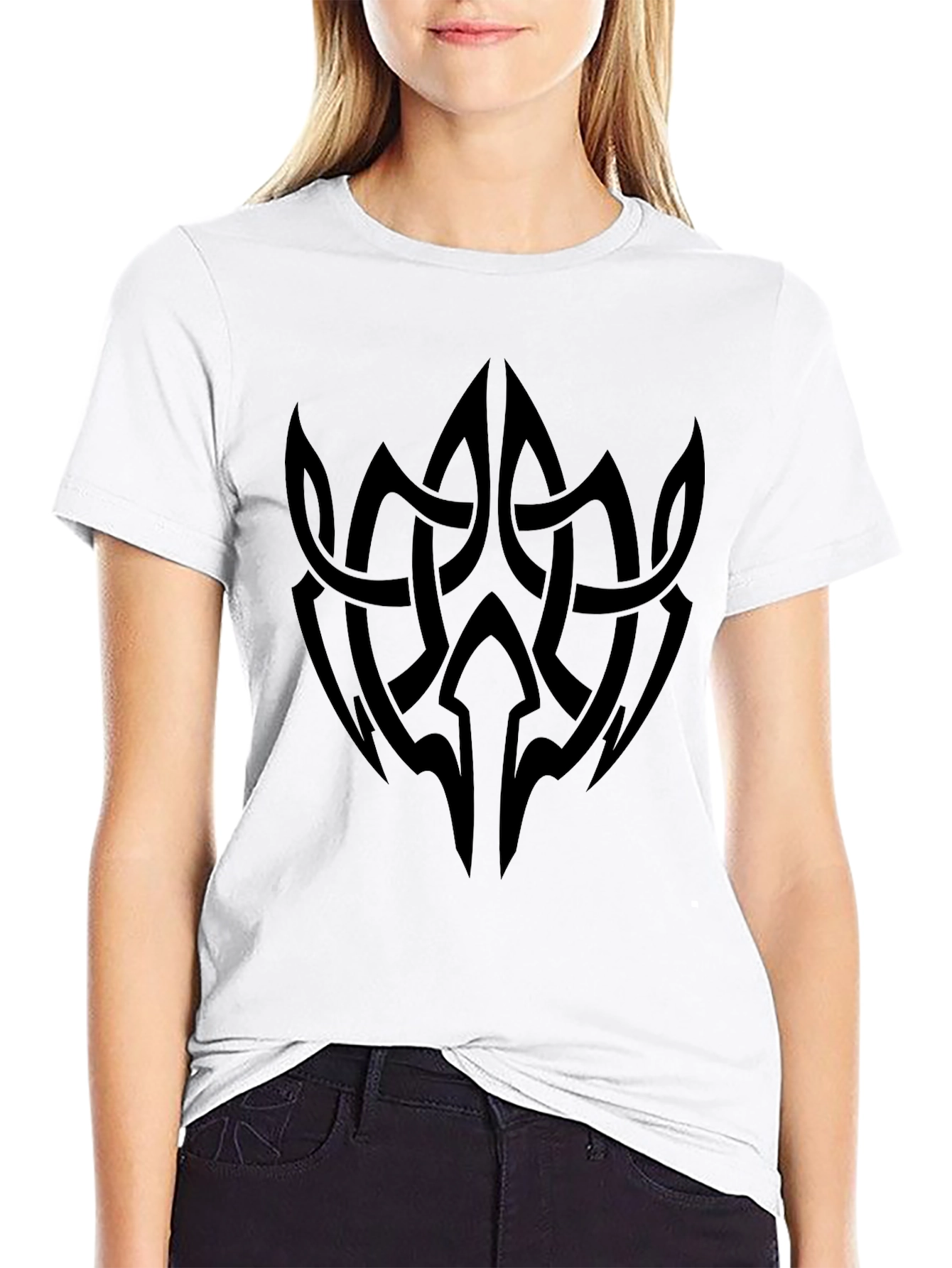 Black Celtic Knot Graphic Tee for Men