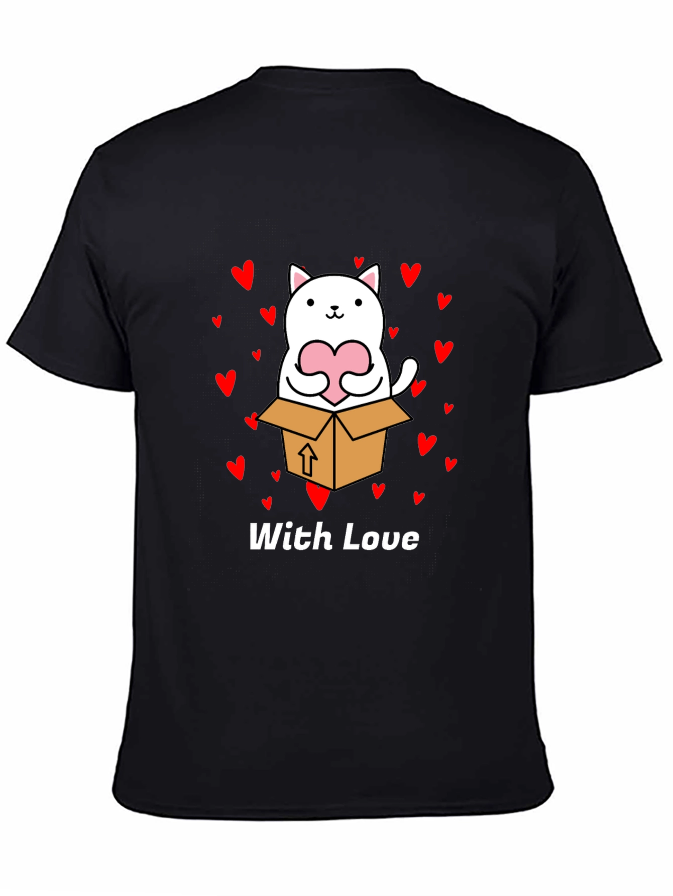Cat in a Box with Love T-Shirt