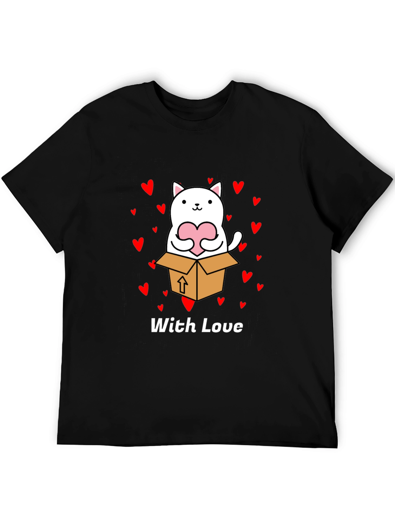 Cat in a Box with Love T-Shirt