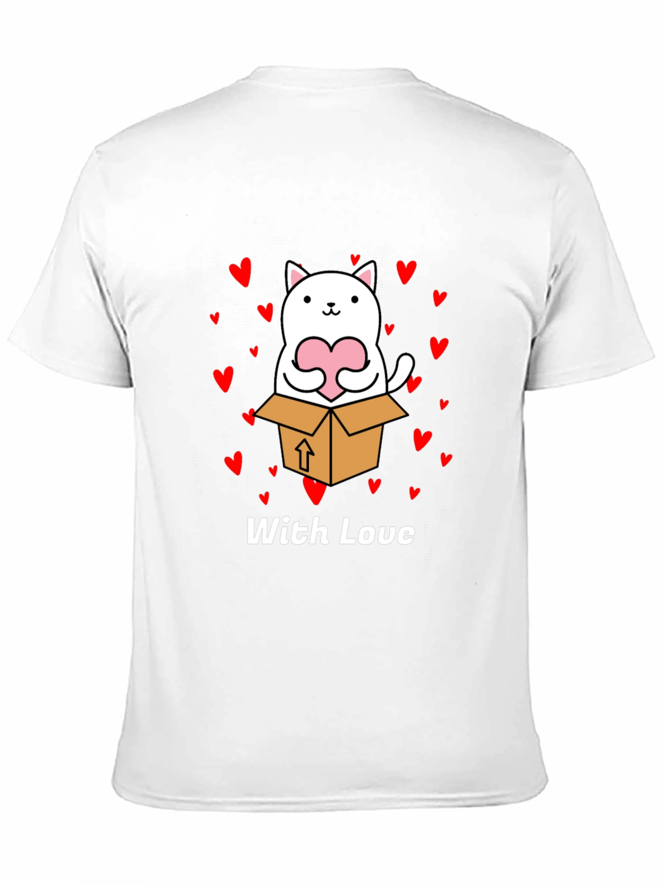 Cat in a Box with Love T-Shirt