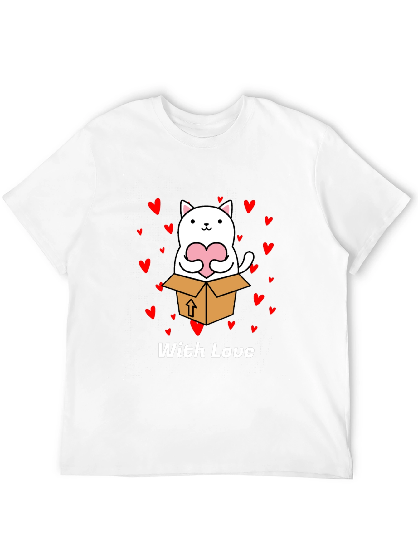 Cat in a Box with Love T-Shirt