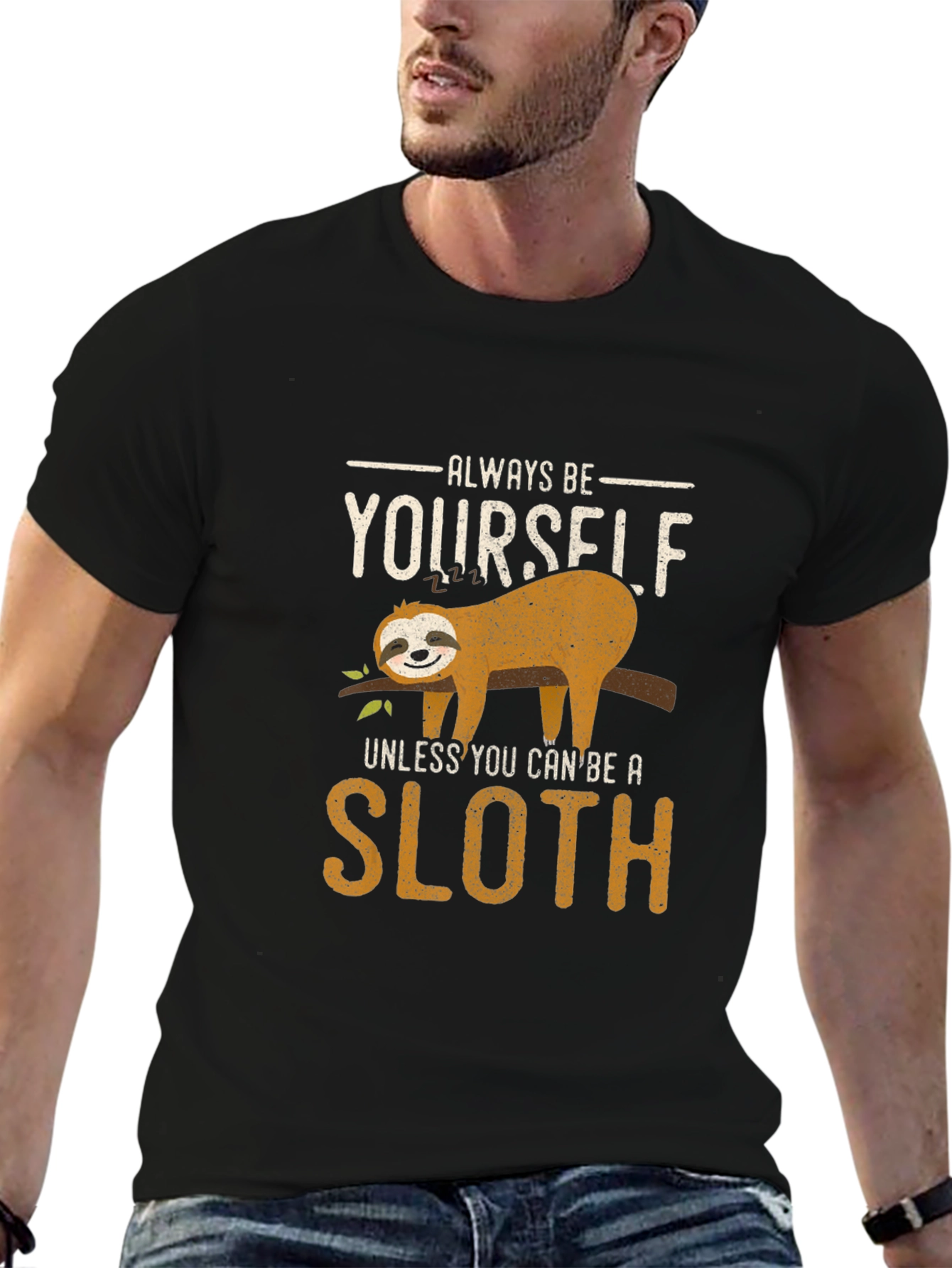 Always Be Yourself Sloth Graphic Tee