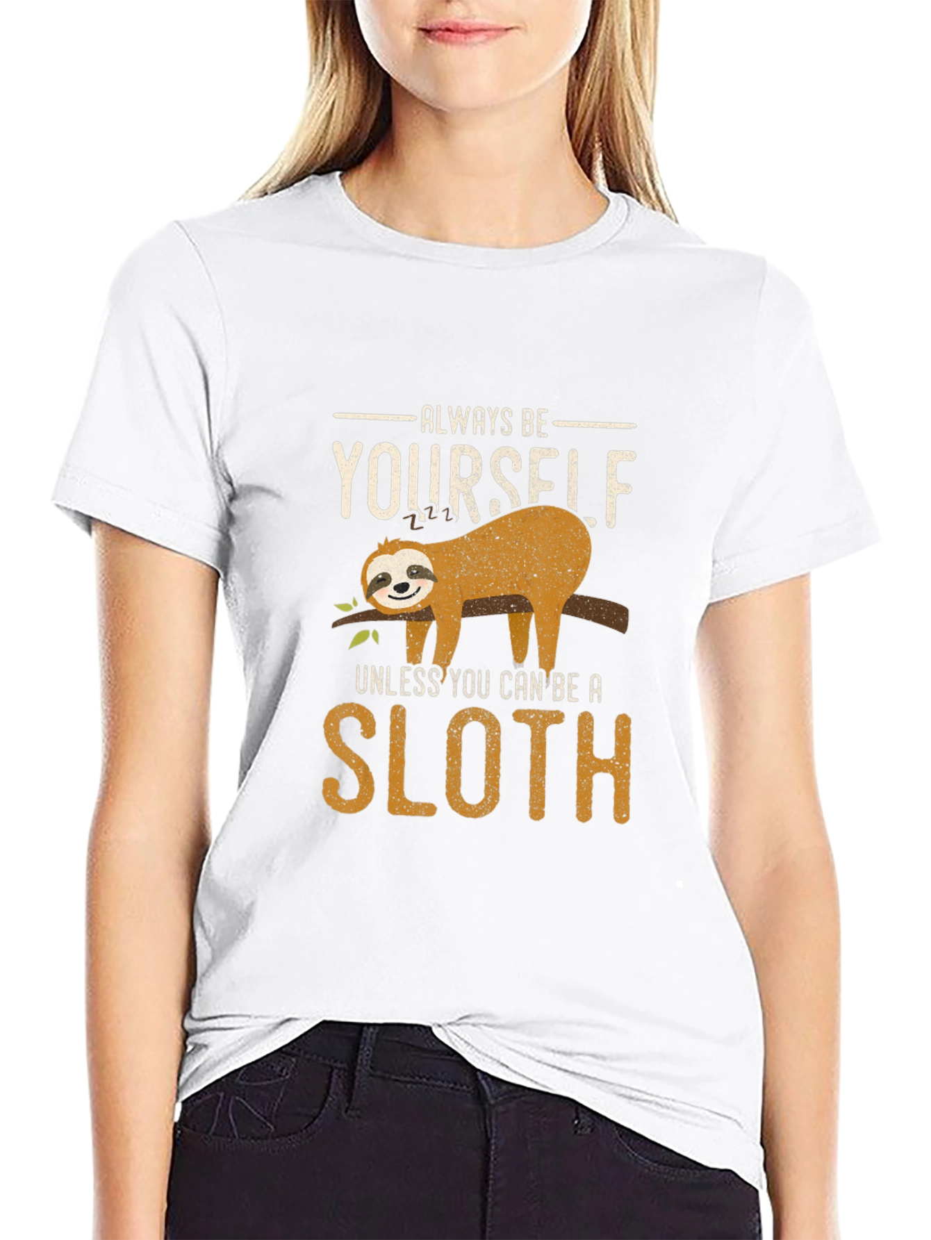 Always Be Yourself Sloth Graphic Tee