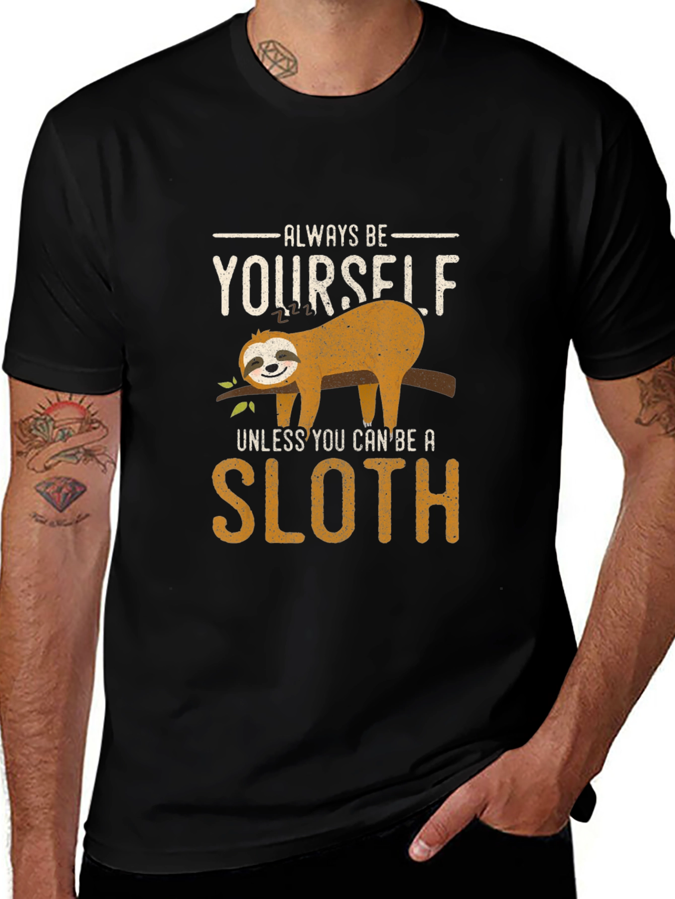 Always Be Yourself Sloth Graphic Tee