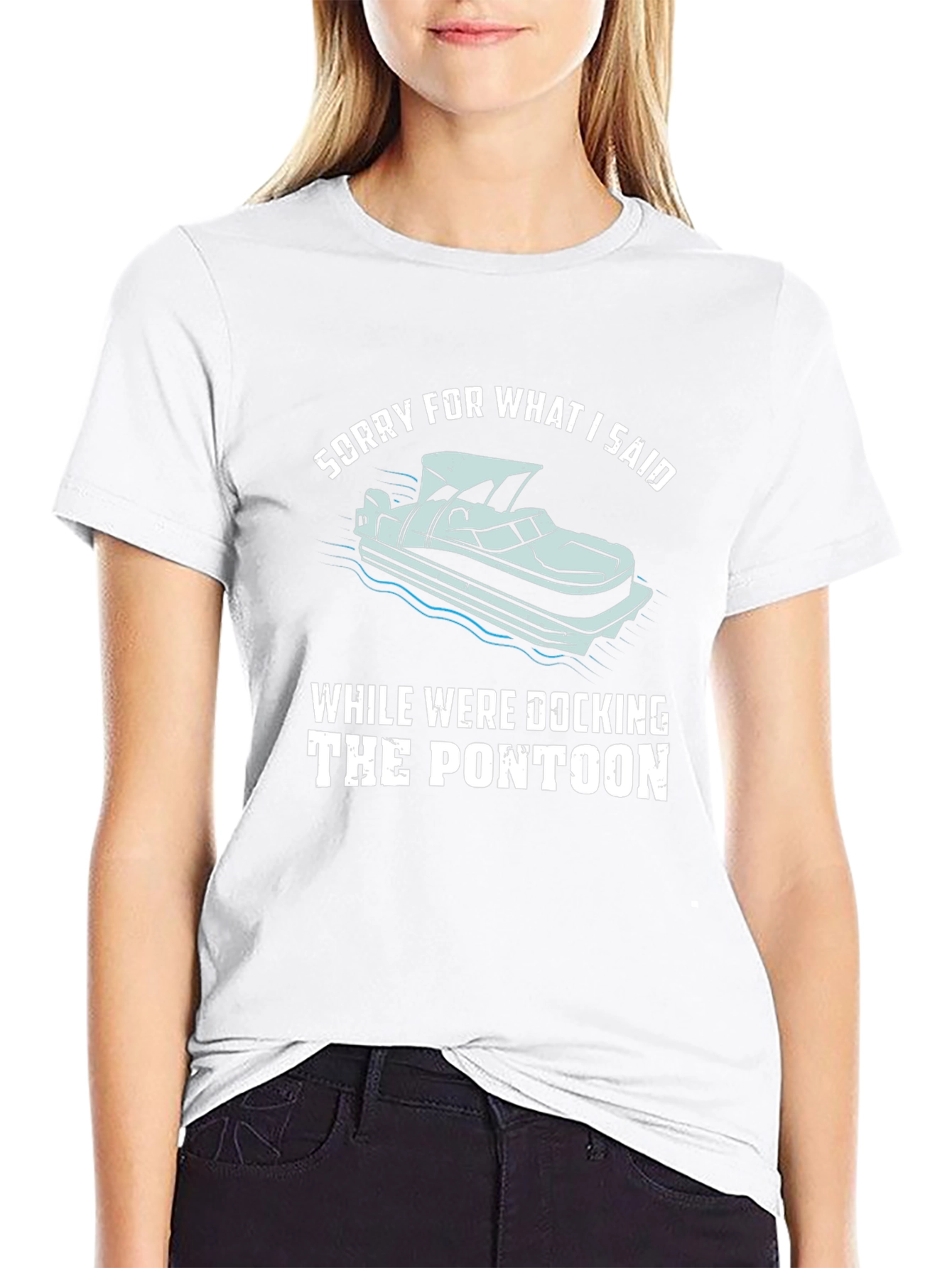 Pontoon Docking T-Shirt - Funny Boating Tee