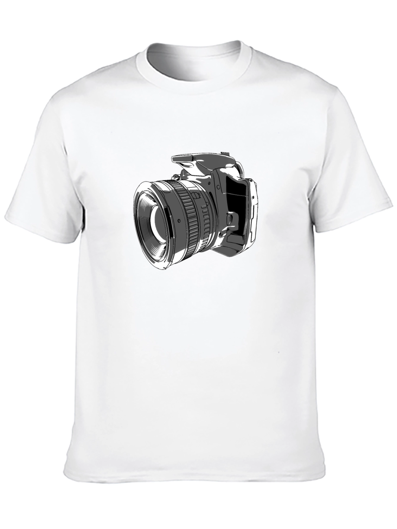 Camera Graphic T-Shirt - Stylish Photographer Tee