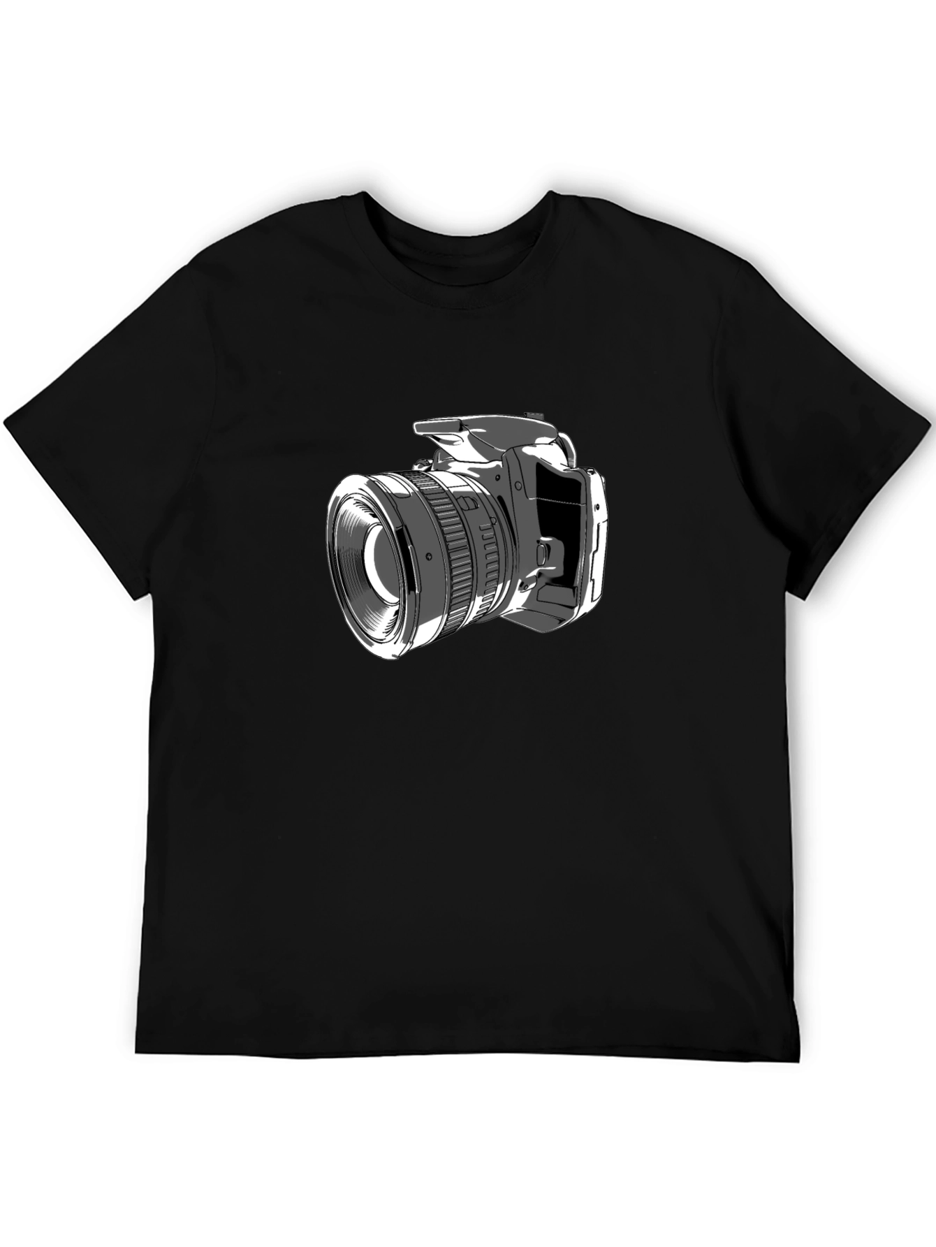 Camera Graphic T-Shirt - Stylish Photographer Tee