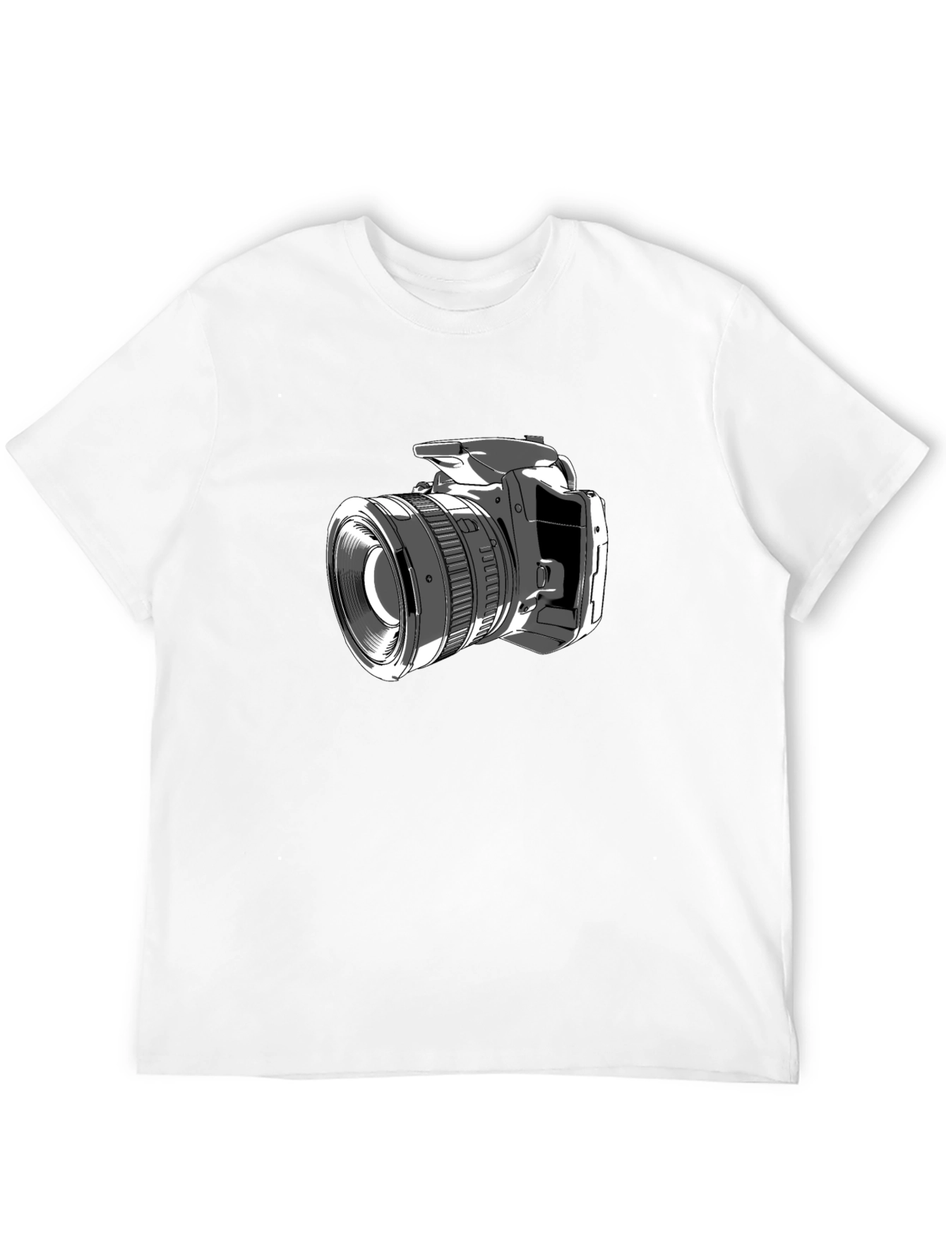 Camera Graphic T-Shirt - Stylish Photographer Tee