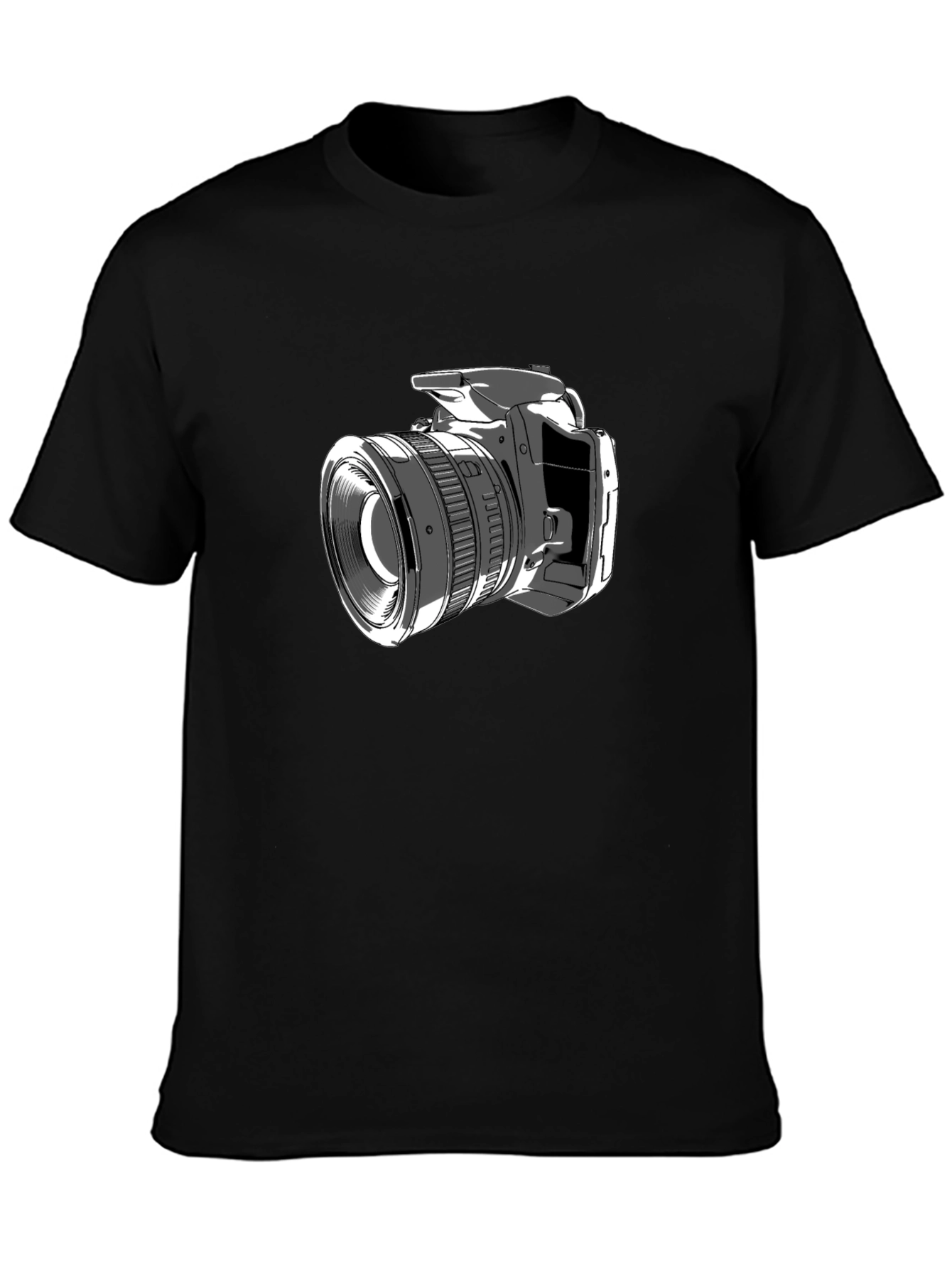 Camera Graphic T-Shirt - Stylish Photographer Tee