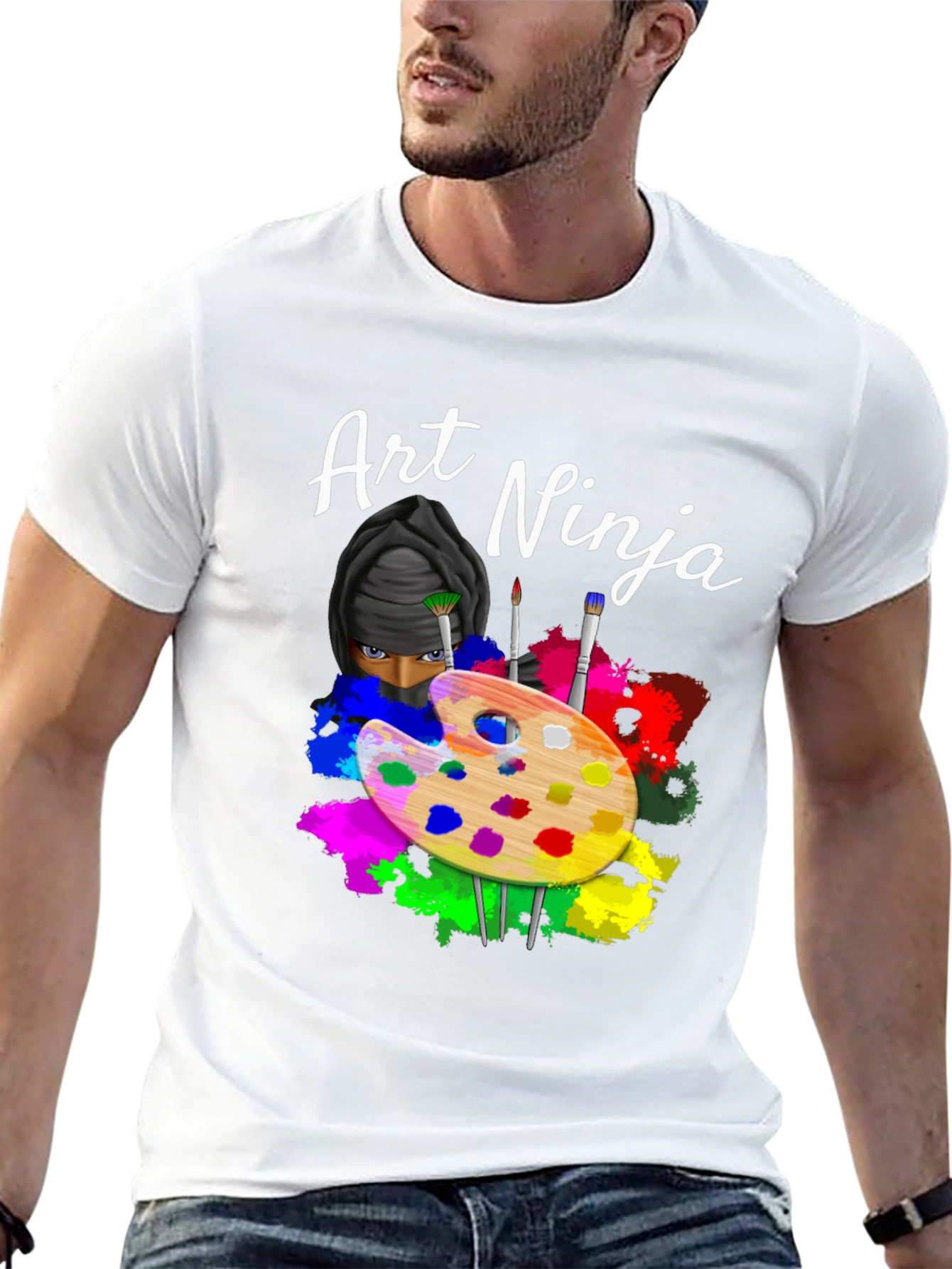 Art Ninja Graphic Tee - Creative Style