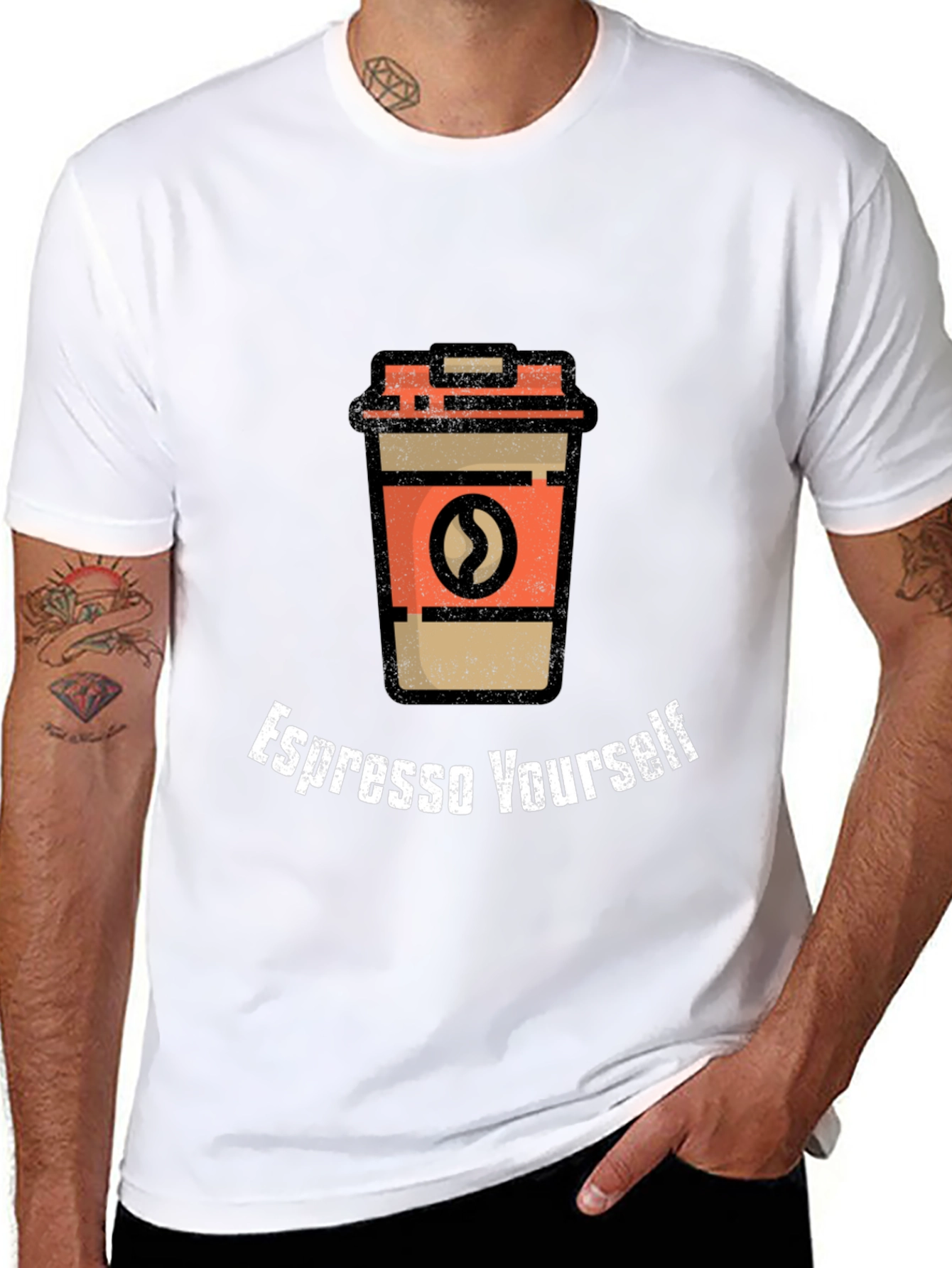 Espresso Yourself Graphic Tee - Coffee Lover T-Shirt