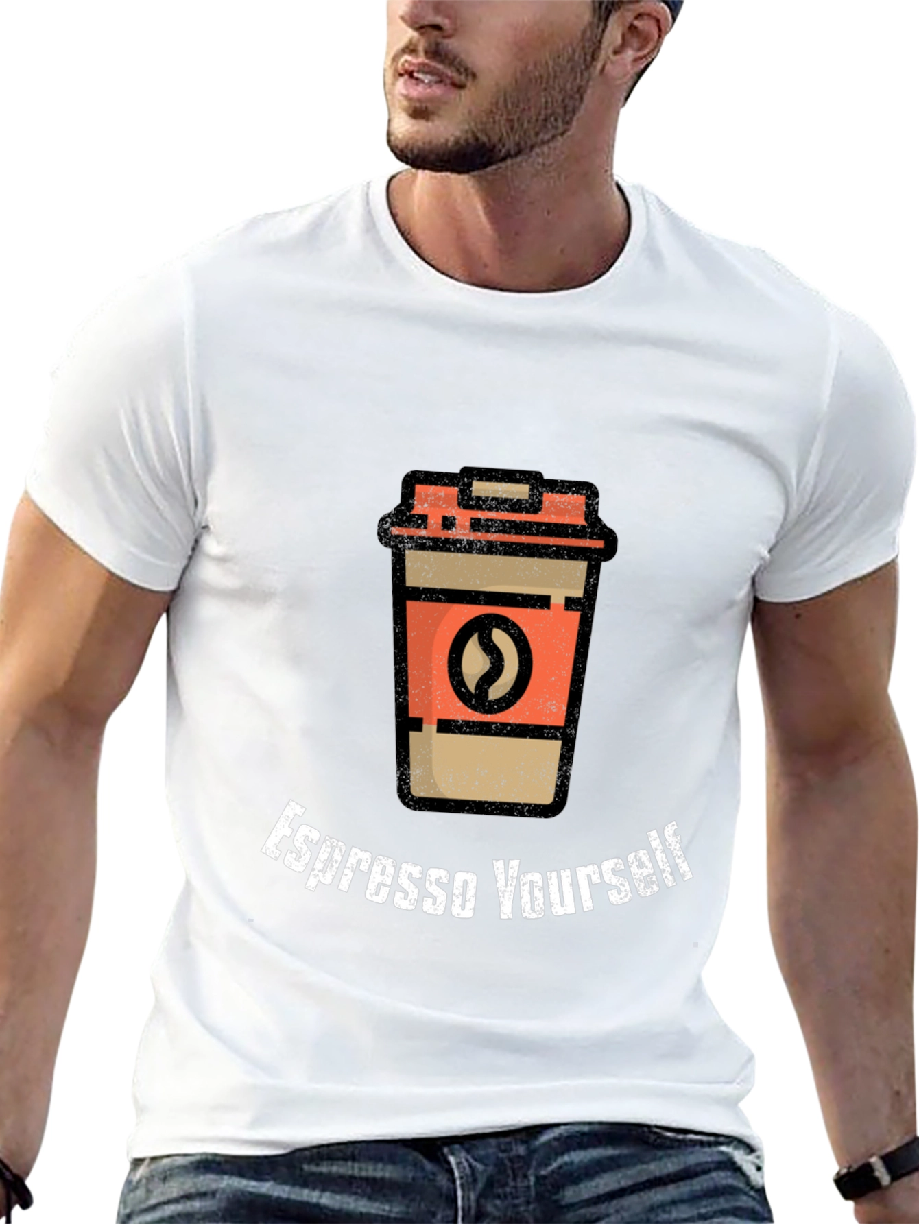 Espresso Yourself Graphic Tee - Coffee Lover T-Shirt