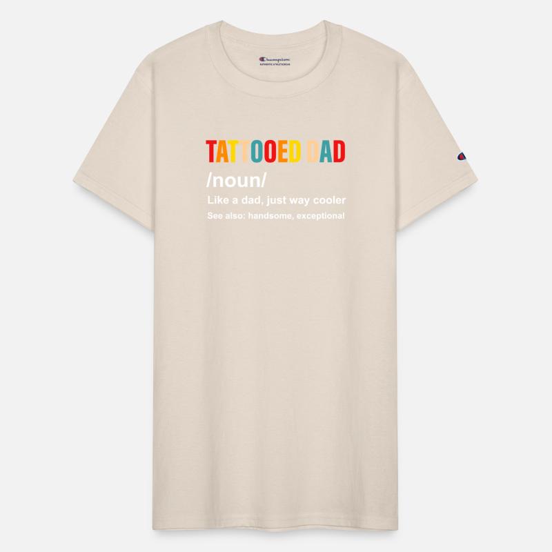 Tattooed dad