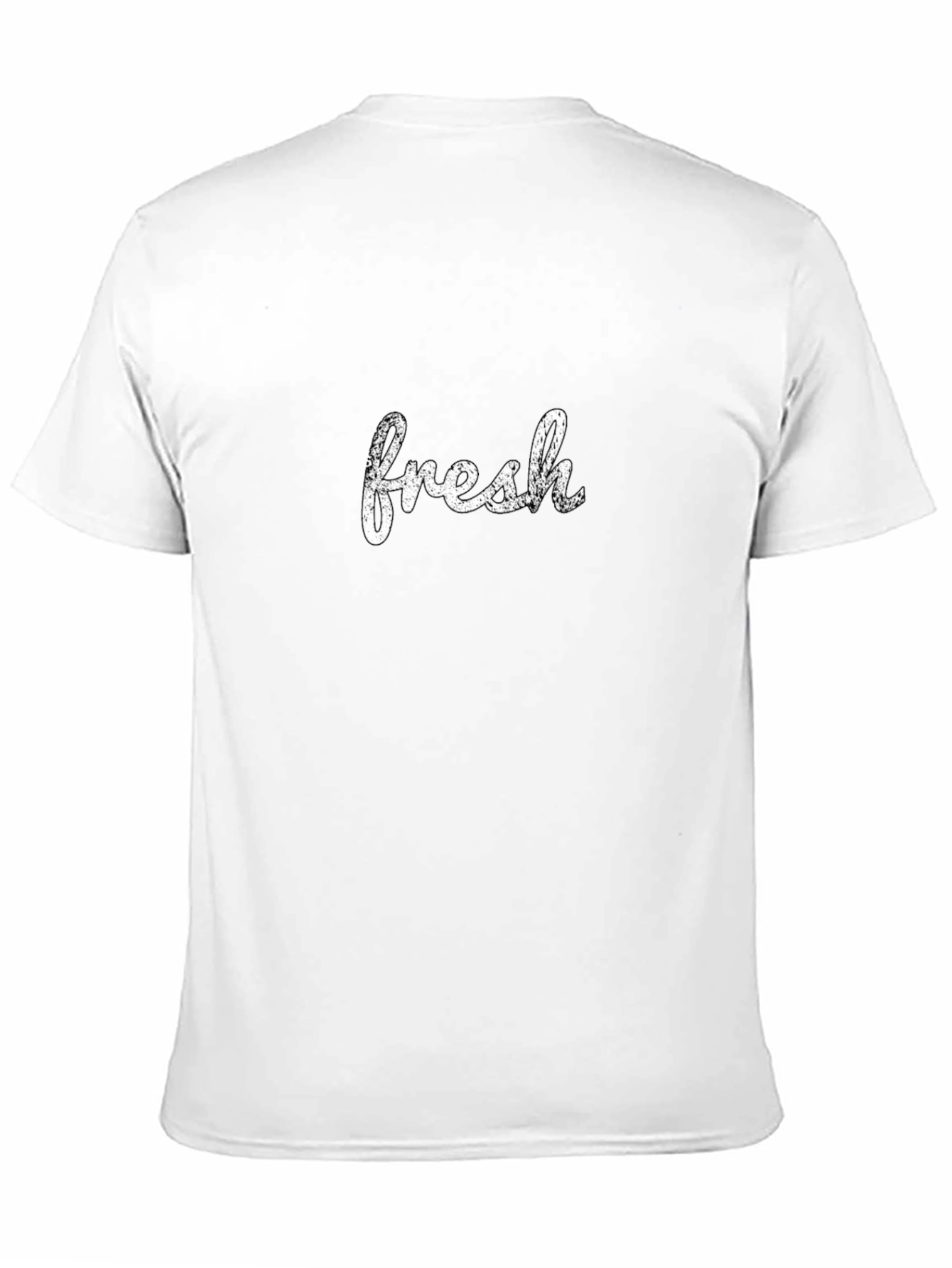Fresh Graphic Tee - Soft Black Cotton Casual Wear