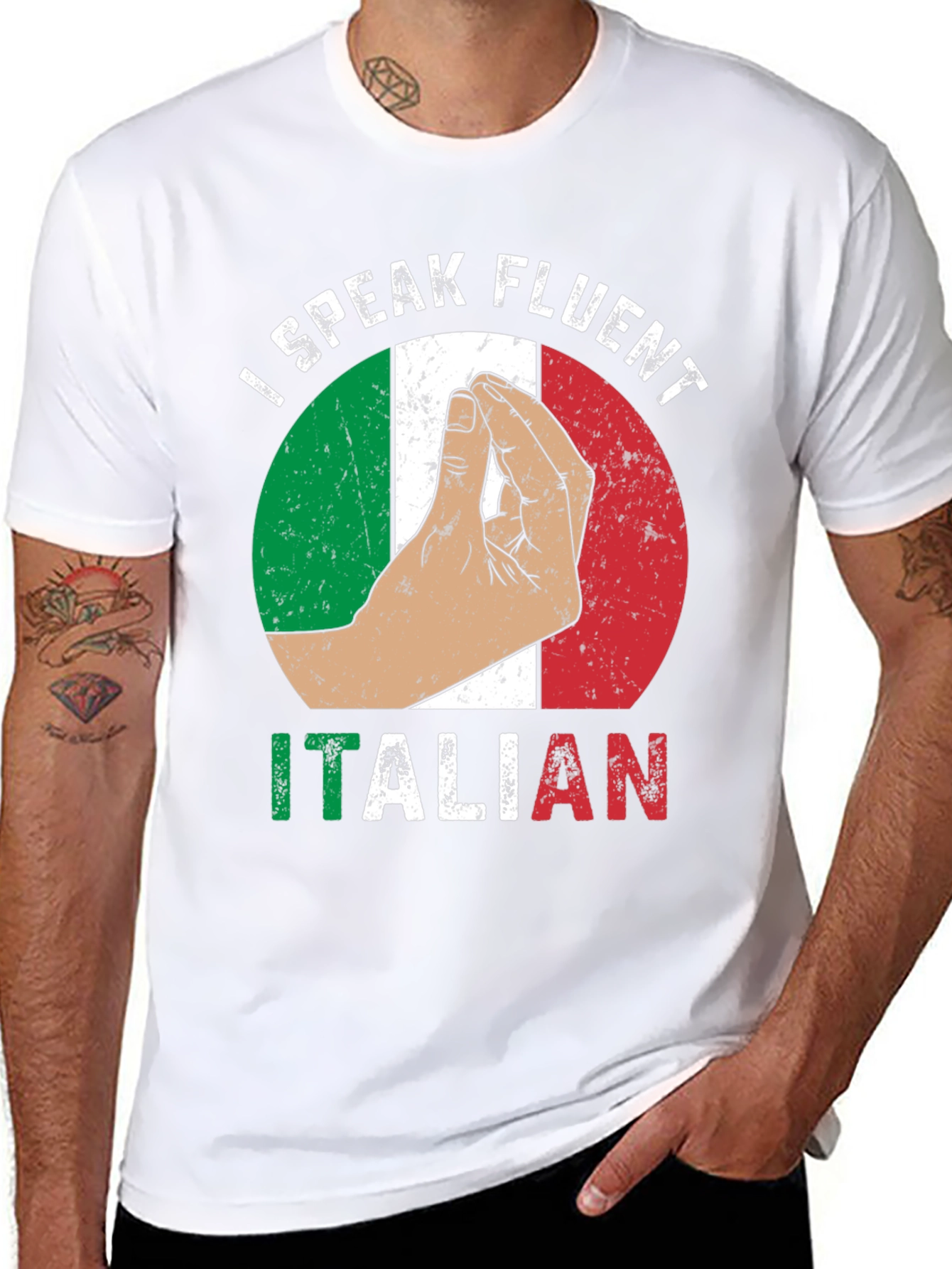 I Speak Fluent Italian Graphic T-Shirt