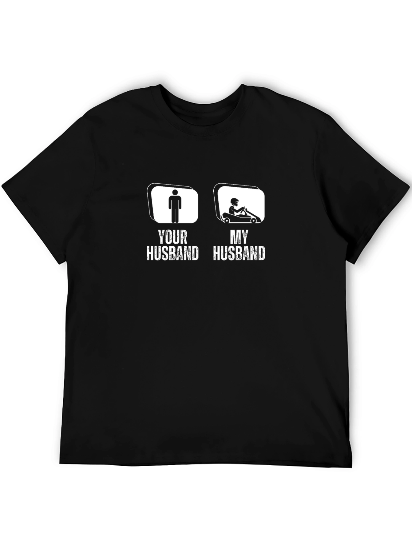 Funny My Husband Go Kart T-Shirt