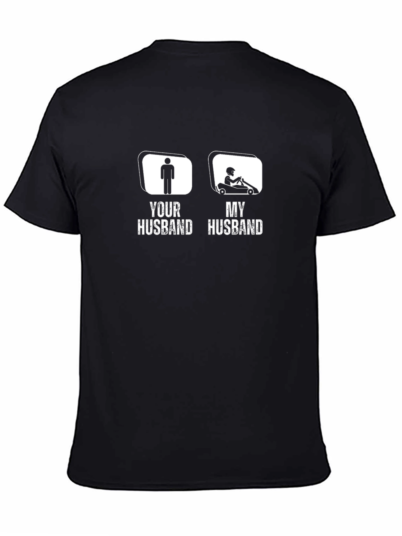 Funny My Husband Go Kart T-Shirt