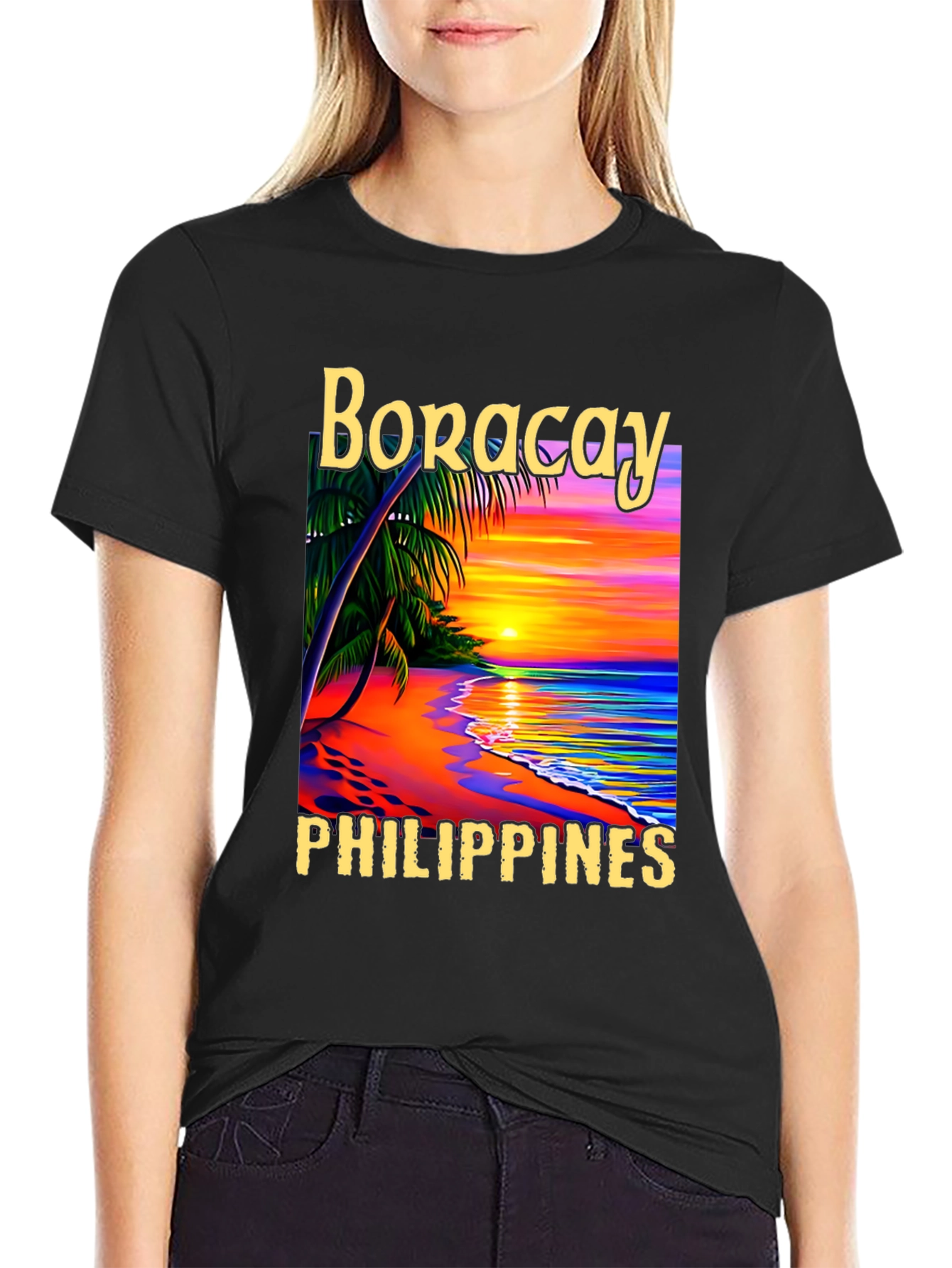 Boracay Philippines T-Shirt Tropical Beach Vacation Tee