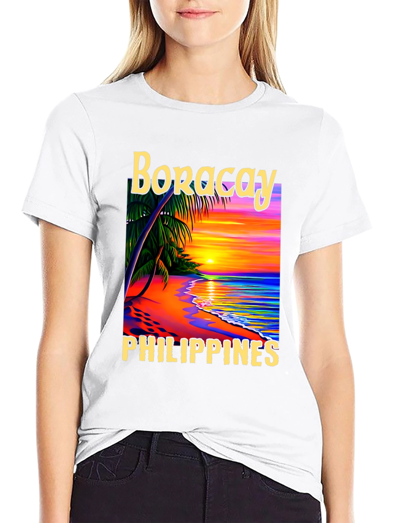 Boracay Philippines T-Shirt Tropical Beach Vacation Tee