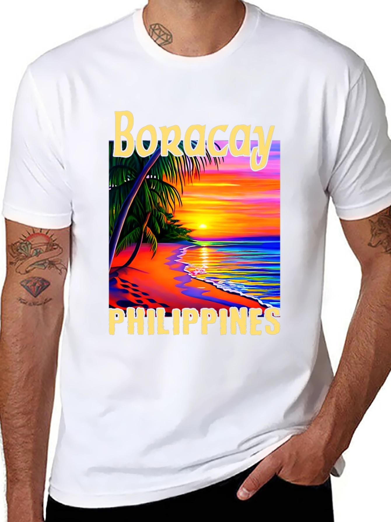 Boracay Philippines T-Shirt Tropical Beach Vacation Tee
