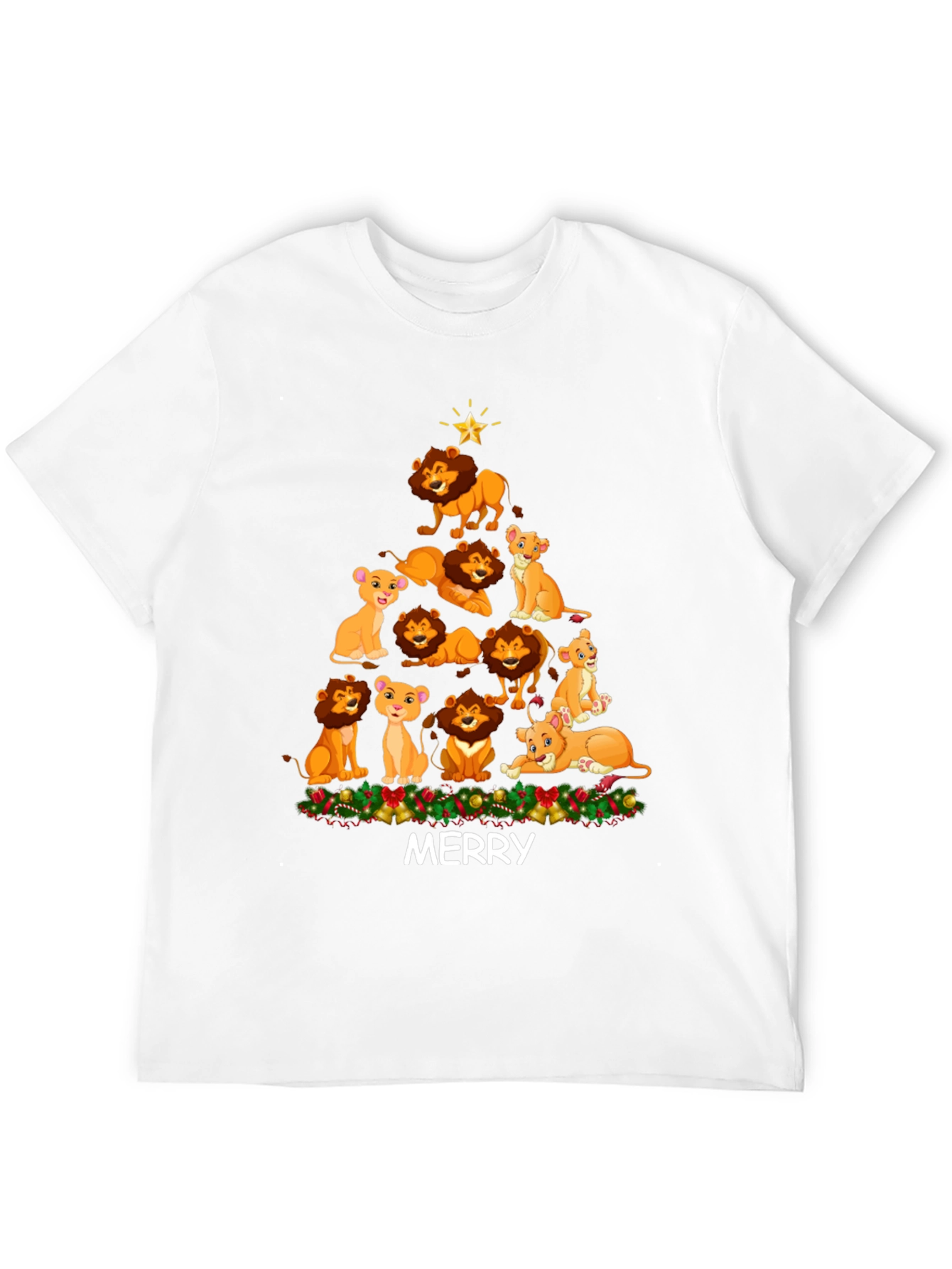 Lion King Christmas T-Shirt - Merry Holiday Tee