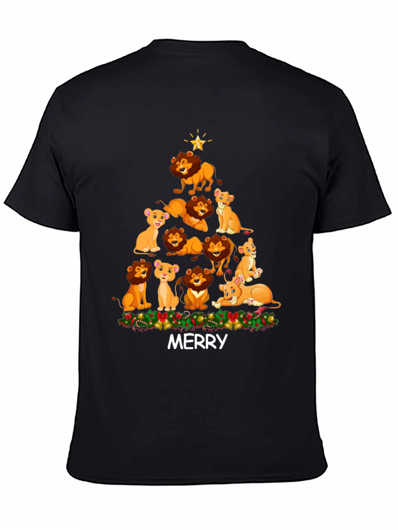 Lion King Christmas T-Shirt - Merry Holiday Tee