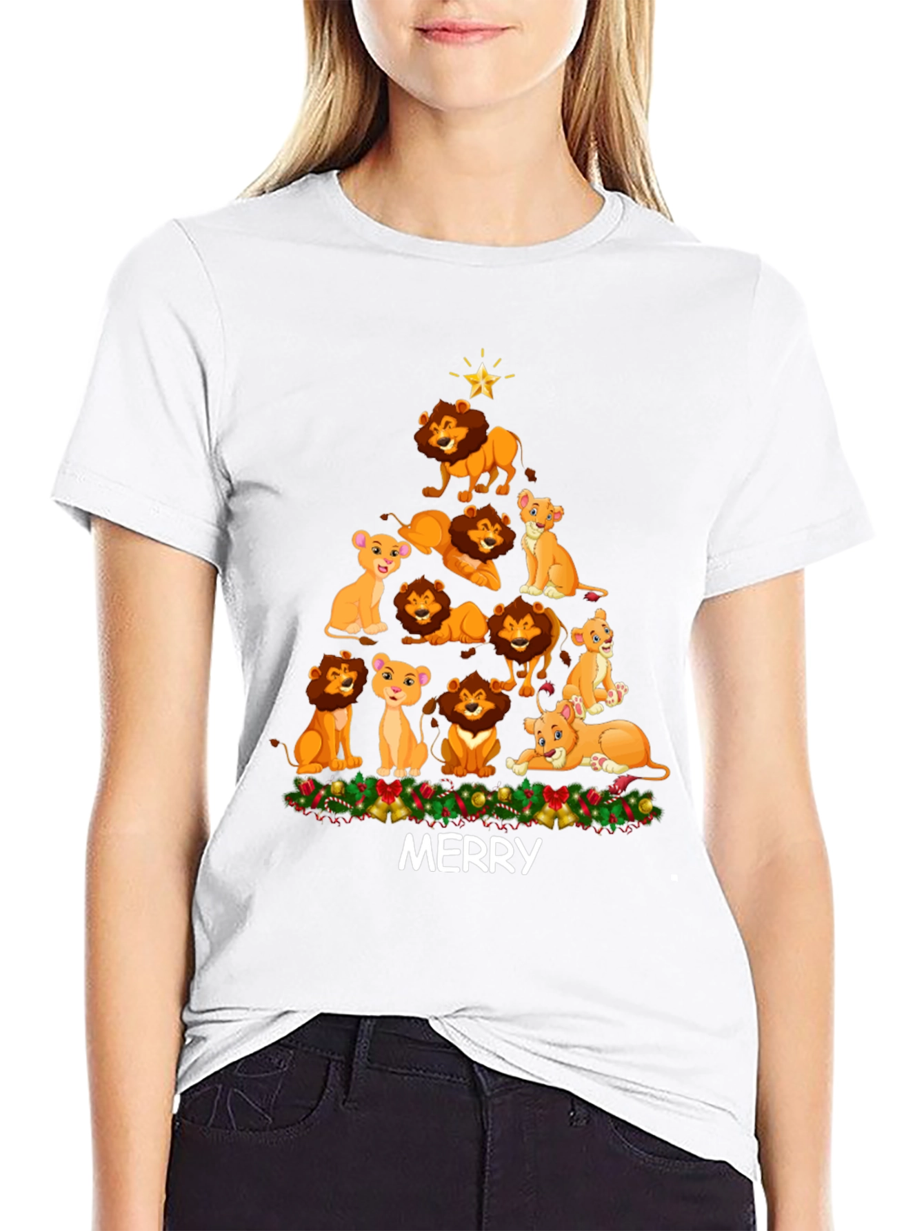Lion King Christmas T-Shirt - Merry Holiday Tee