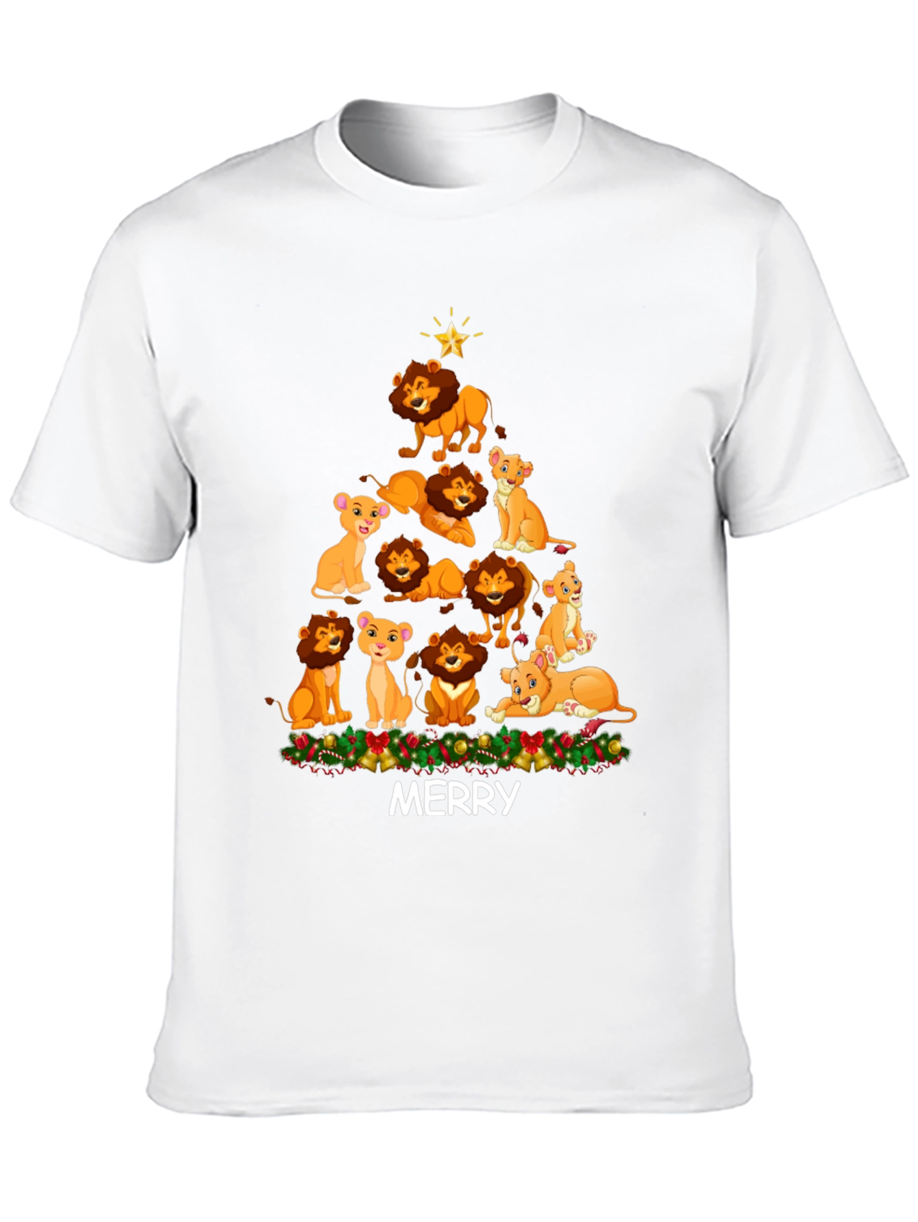 Lion King Christmas T-Shirt - Merry Holiday Tee