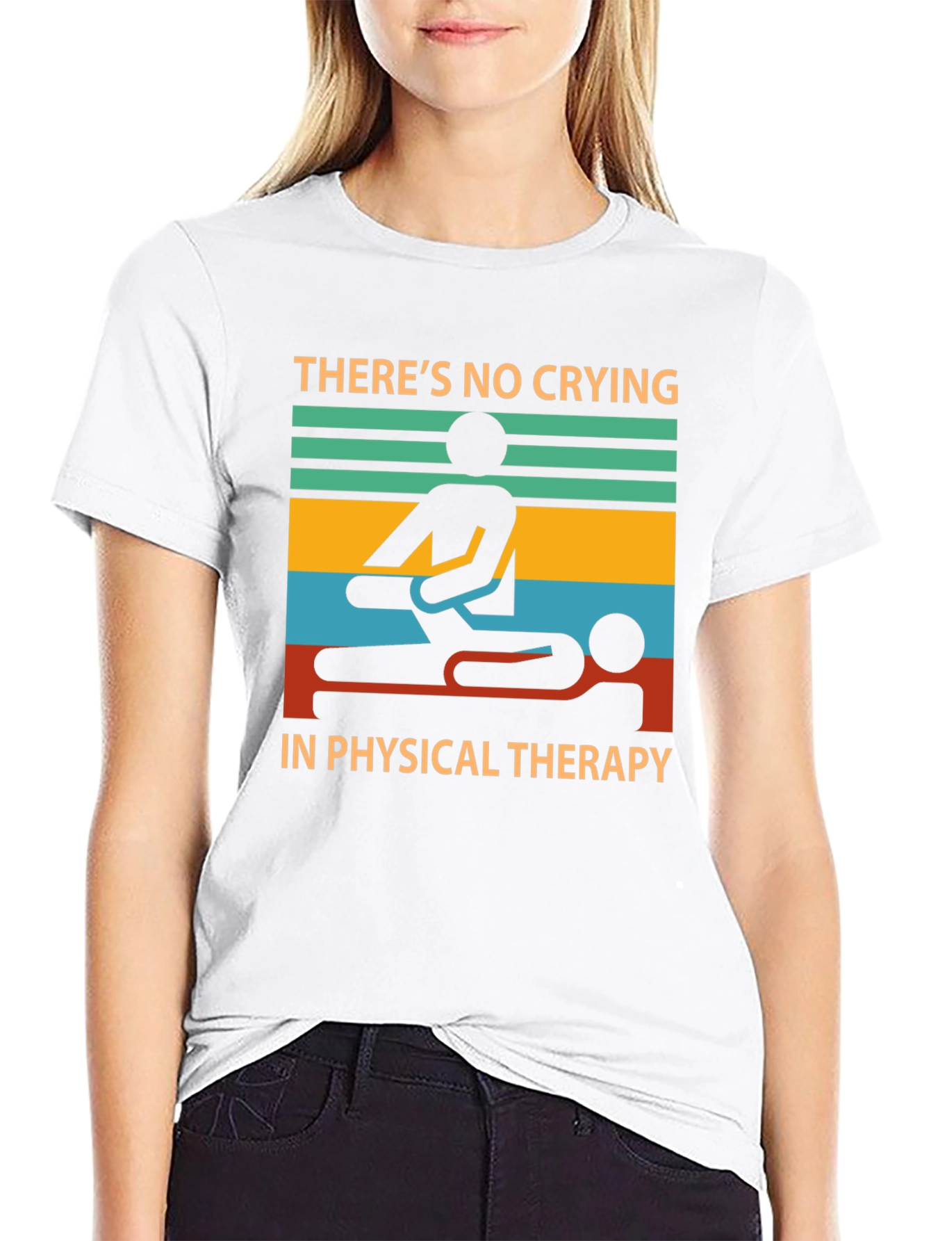 Funny Physical Therapy T-Shirt - No Crying!