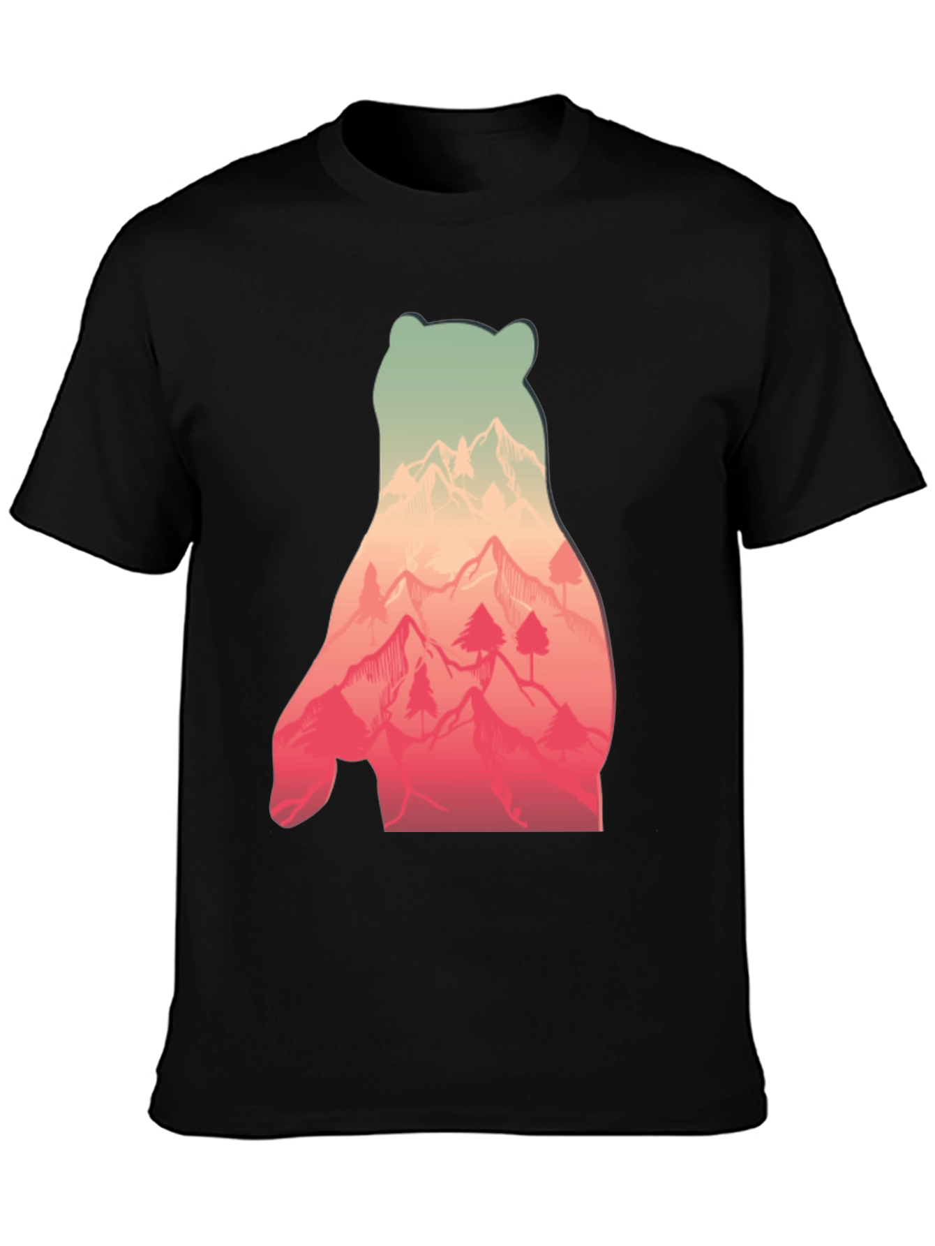 Bear Mountain Graphic Tee - Nature Lovers T-Shirt