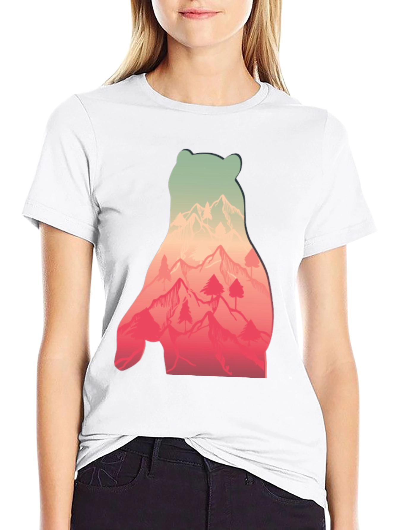 Bear Mountain Graphic Tee - Nature Lovers T-Shirt