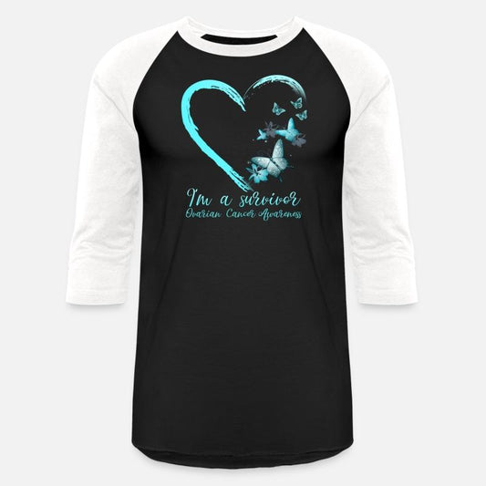 Teal Butterfly Heart Survivor Ovarian Cancer Aware
