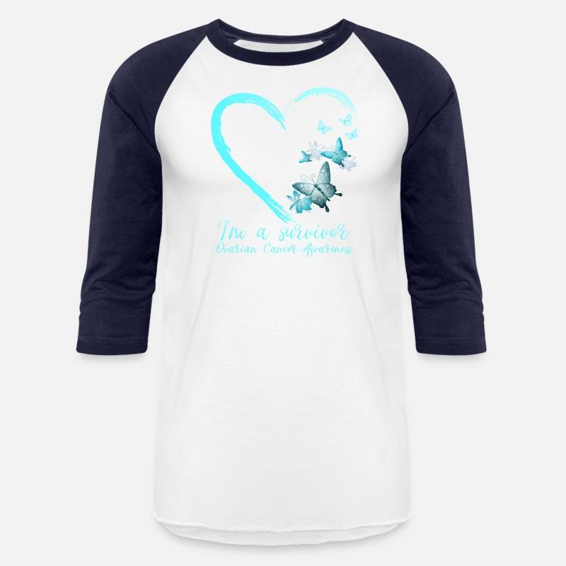 Teal Butterfly Heart Survivor Ovarian Cancer Aware