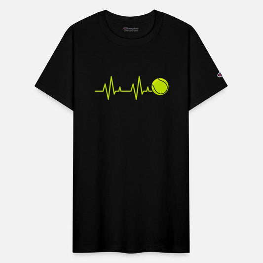 Tennis Ball Heartbeat Racket Sports Athlete Tennis