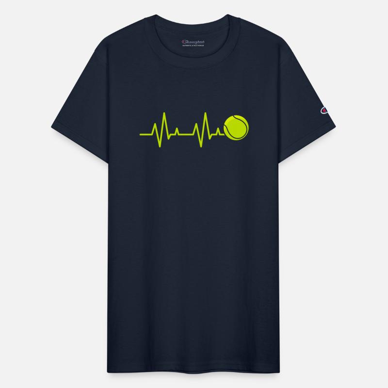 Tennis Ball Heartbeat Racket Sports Athlete Tennis