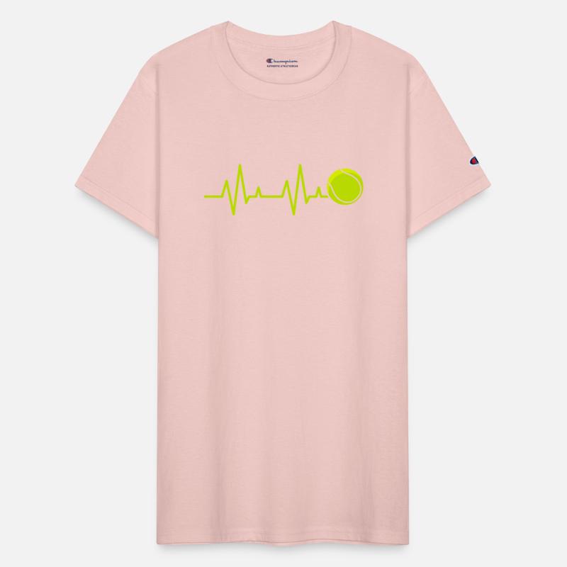 Tennis Ball Heartbeat Racket Sports Athlete Tennis