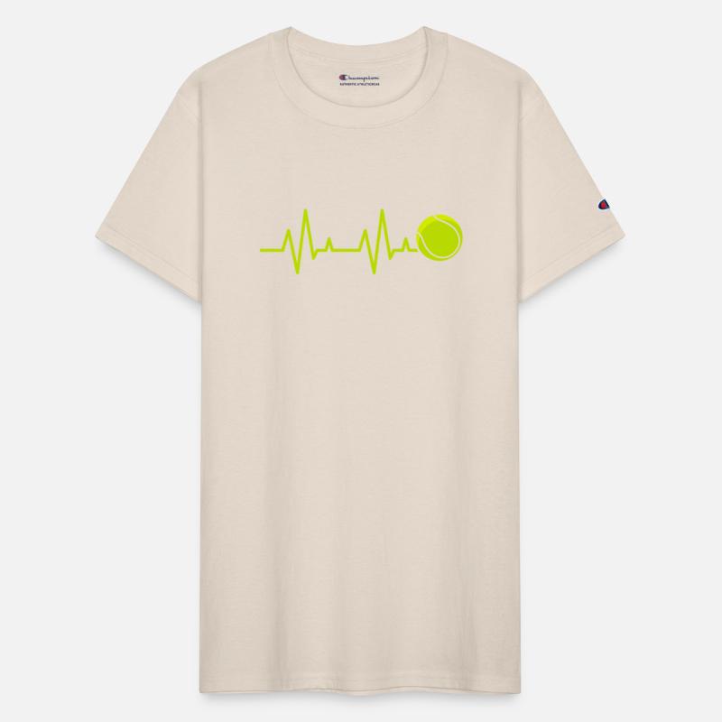 Tennis Ball Heartbeat Racket Sports Athlete Tennis