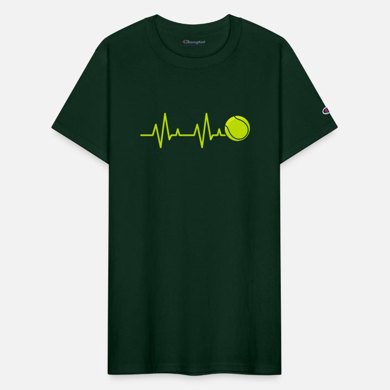 Tennis Ball Heartbeat Racket Sports Athlete Tennis