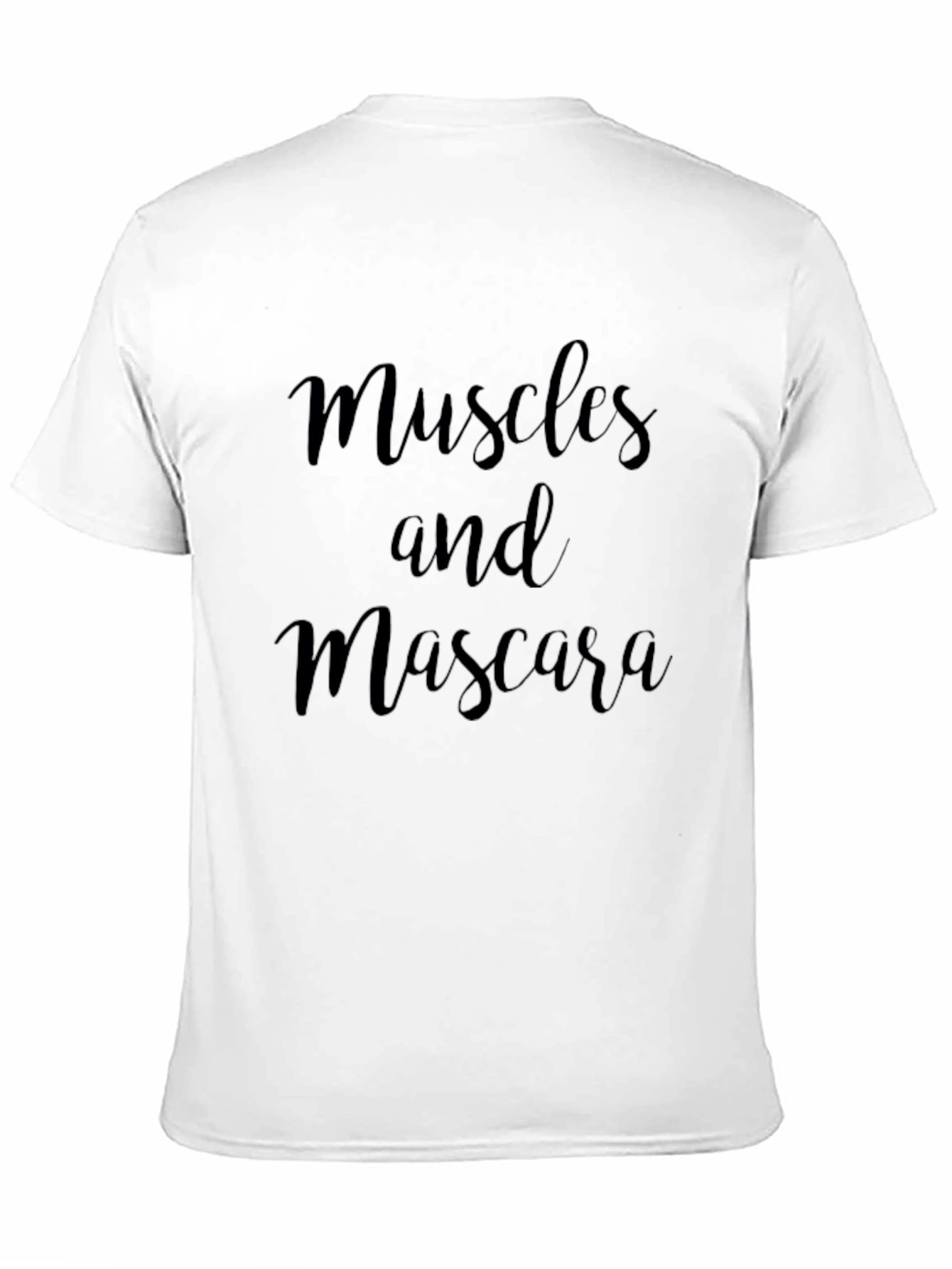 Muscles and Mascara Graphic T-Shirt